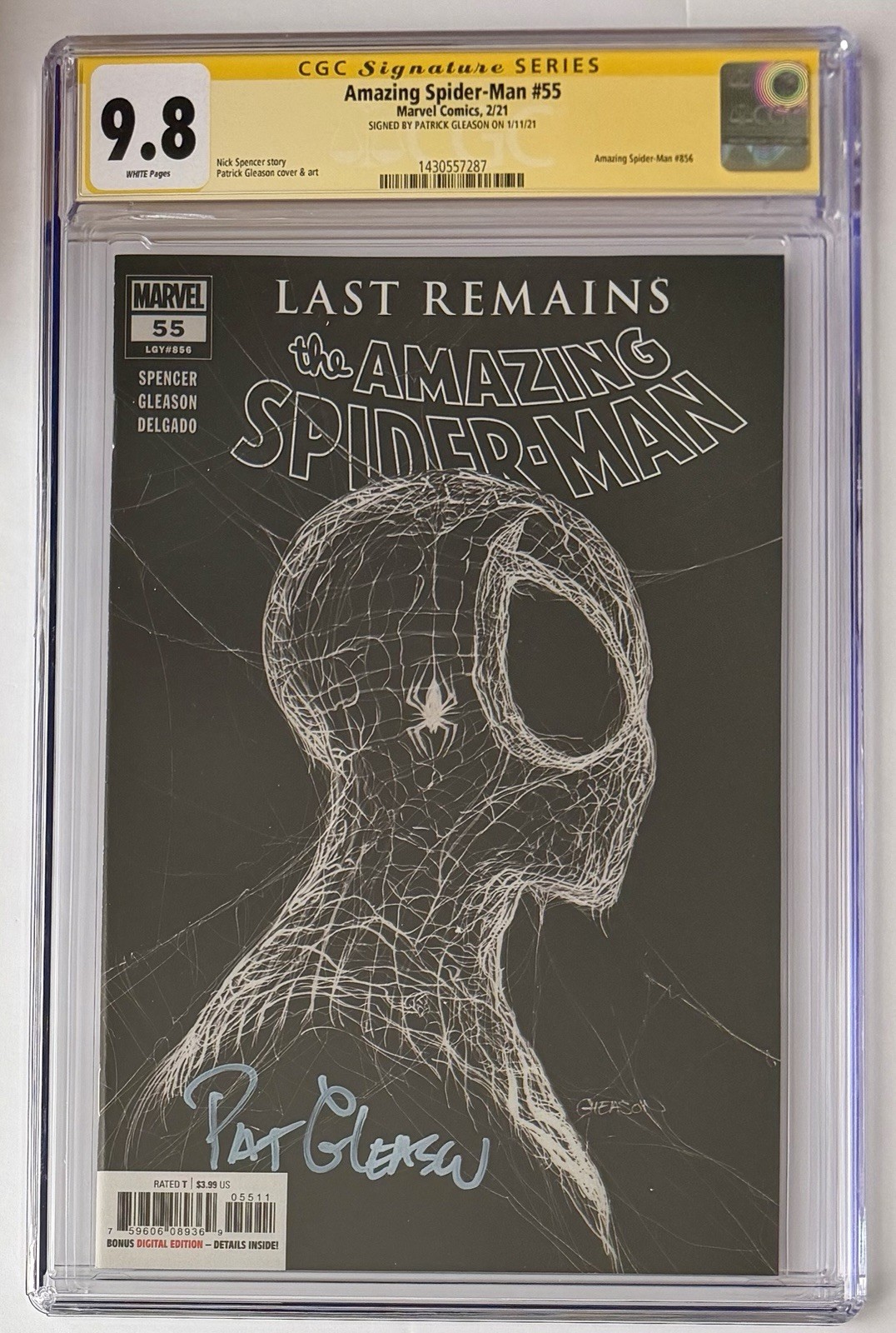 AMAZING SPIDER-MAN #55 • CGC SS 9.8 • FIRMATO GLEASON • TRADE DRESS • WEBHEAD