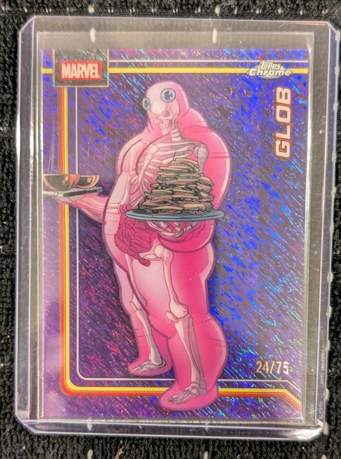 2026 Topps Chrome Marvel Glob #43 Viola Rifrattore 24/75