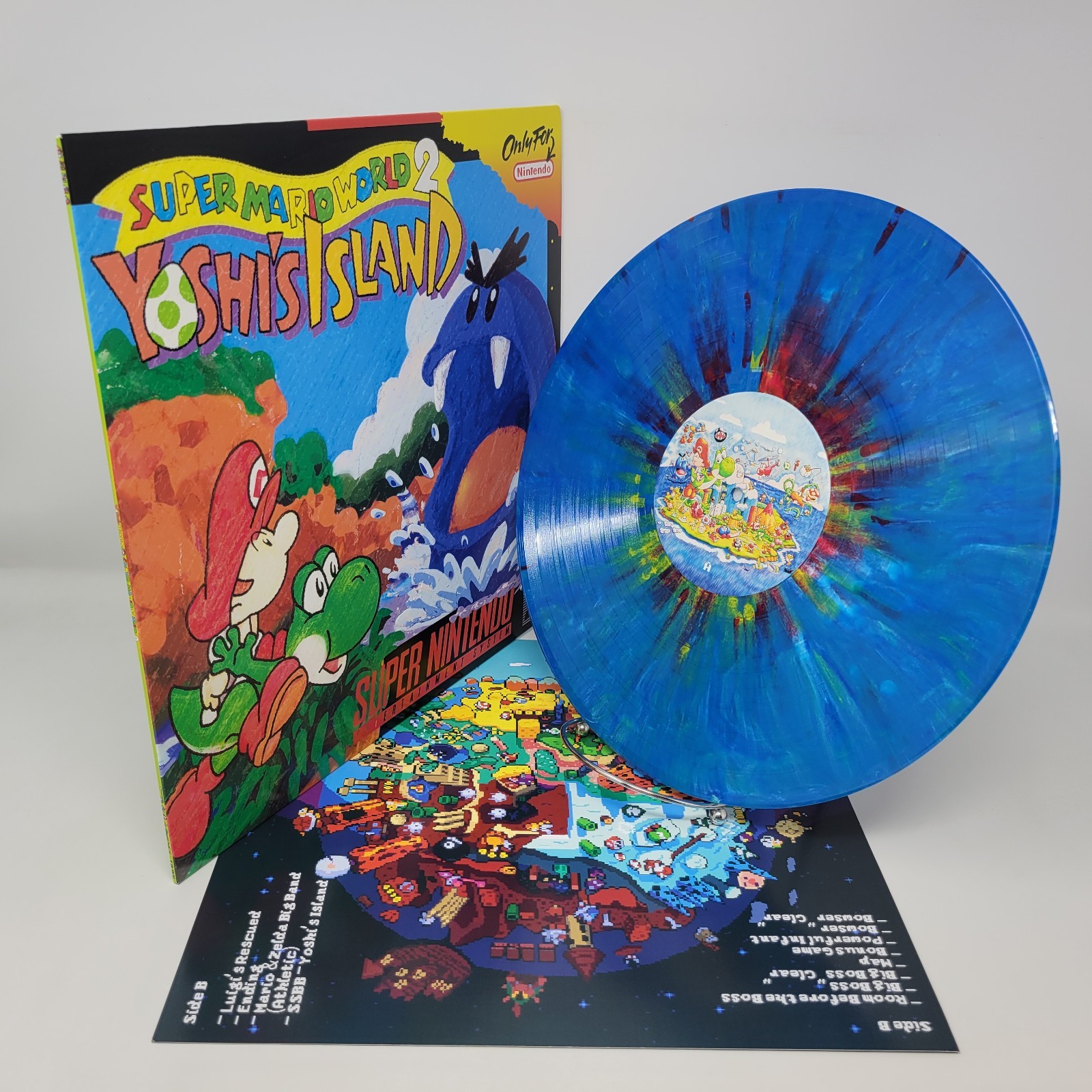 Super Mario World 2 Yoshi's Island SNES Vinyl LP Record VGM Not Moonshake