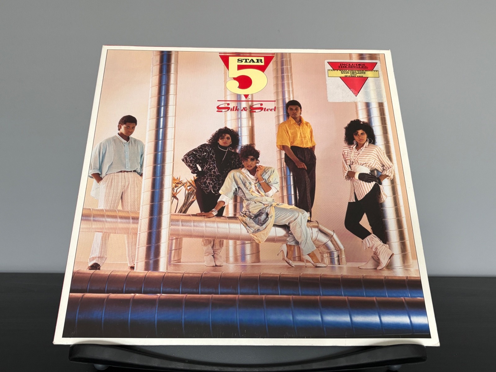 5 Star – Silk & Steel – Original 1986 LP – Tent/RCA PL 71100 – Free Poster