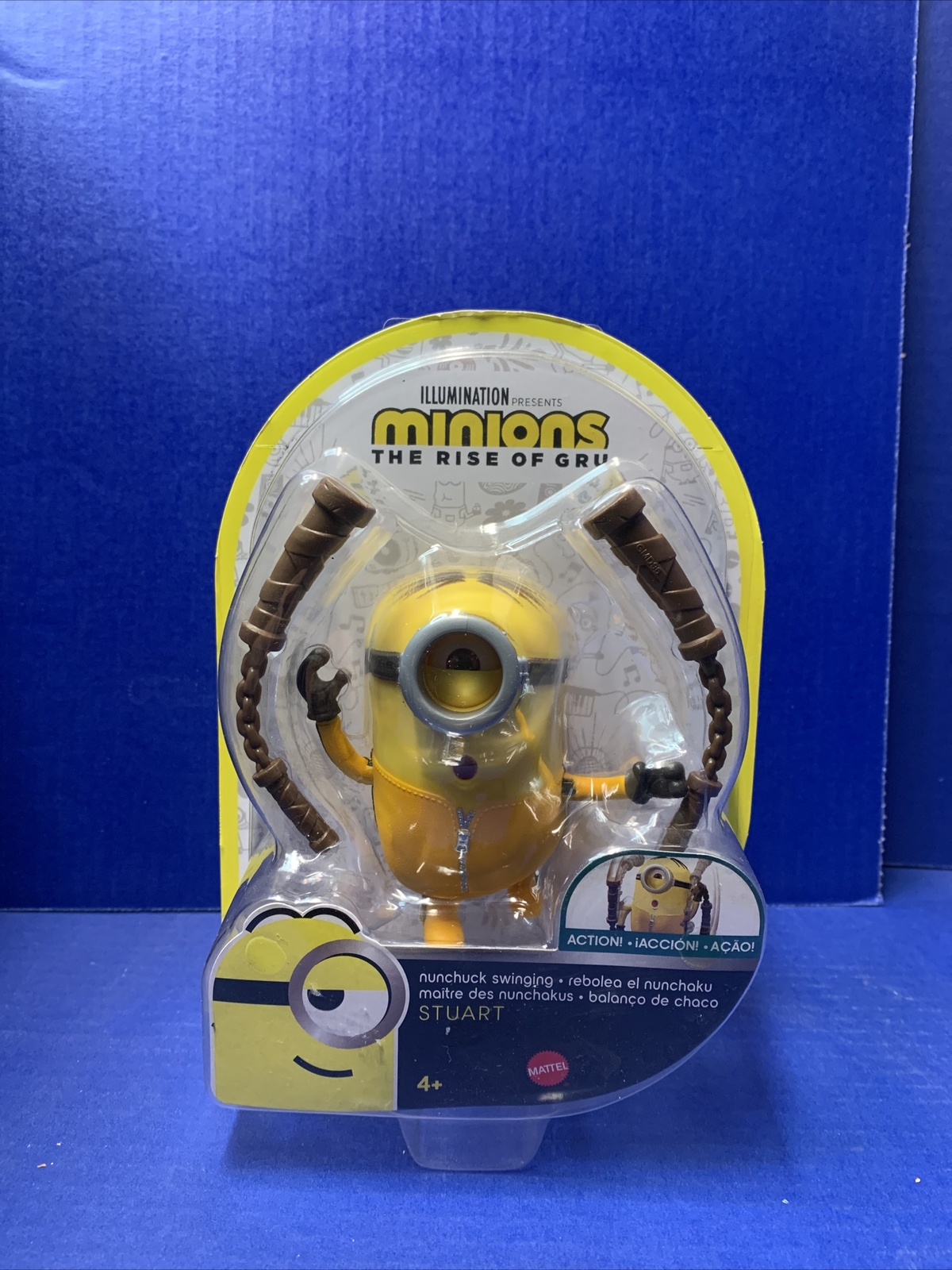 Minions The Rise Of Gru Movie Nunchuck Stuart Figure Illumination 2020