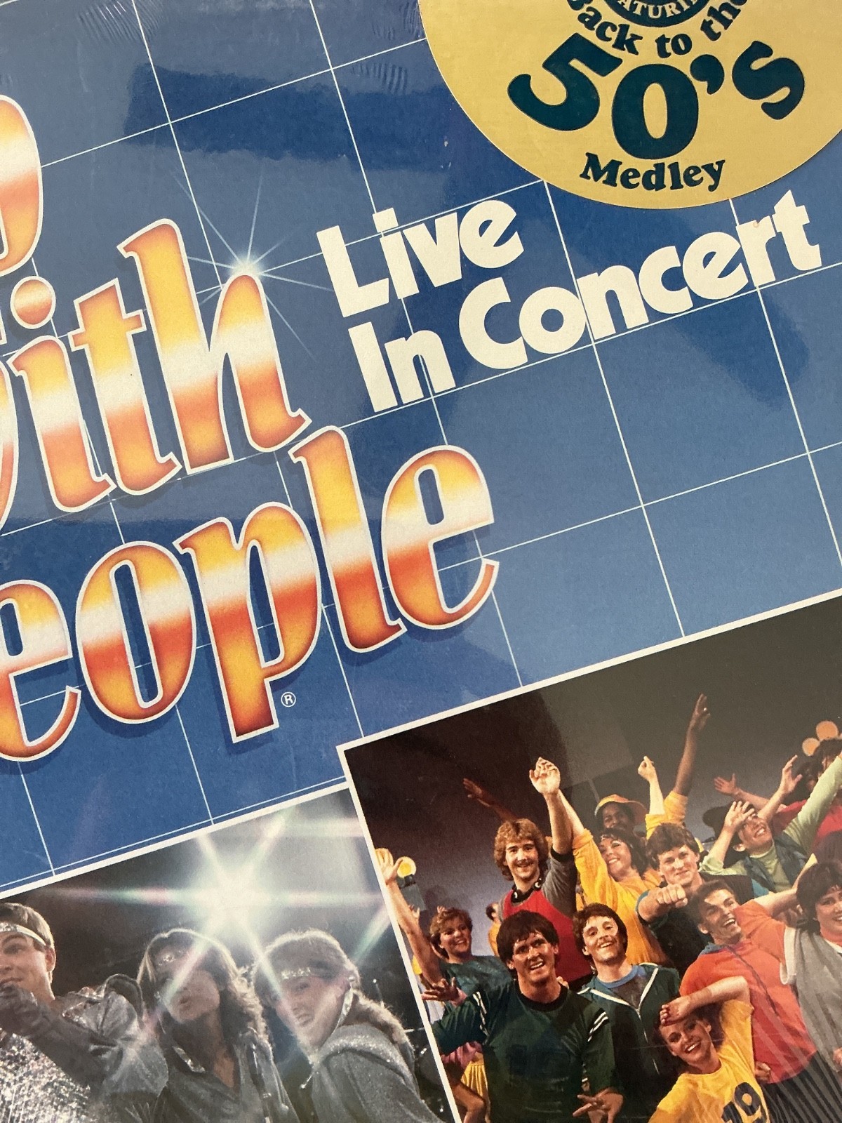UP WITH PEOPLE - Live In Concert Back to the 50s - factory Sealed 1983 Vinyl LP