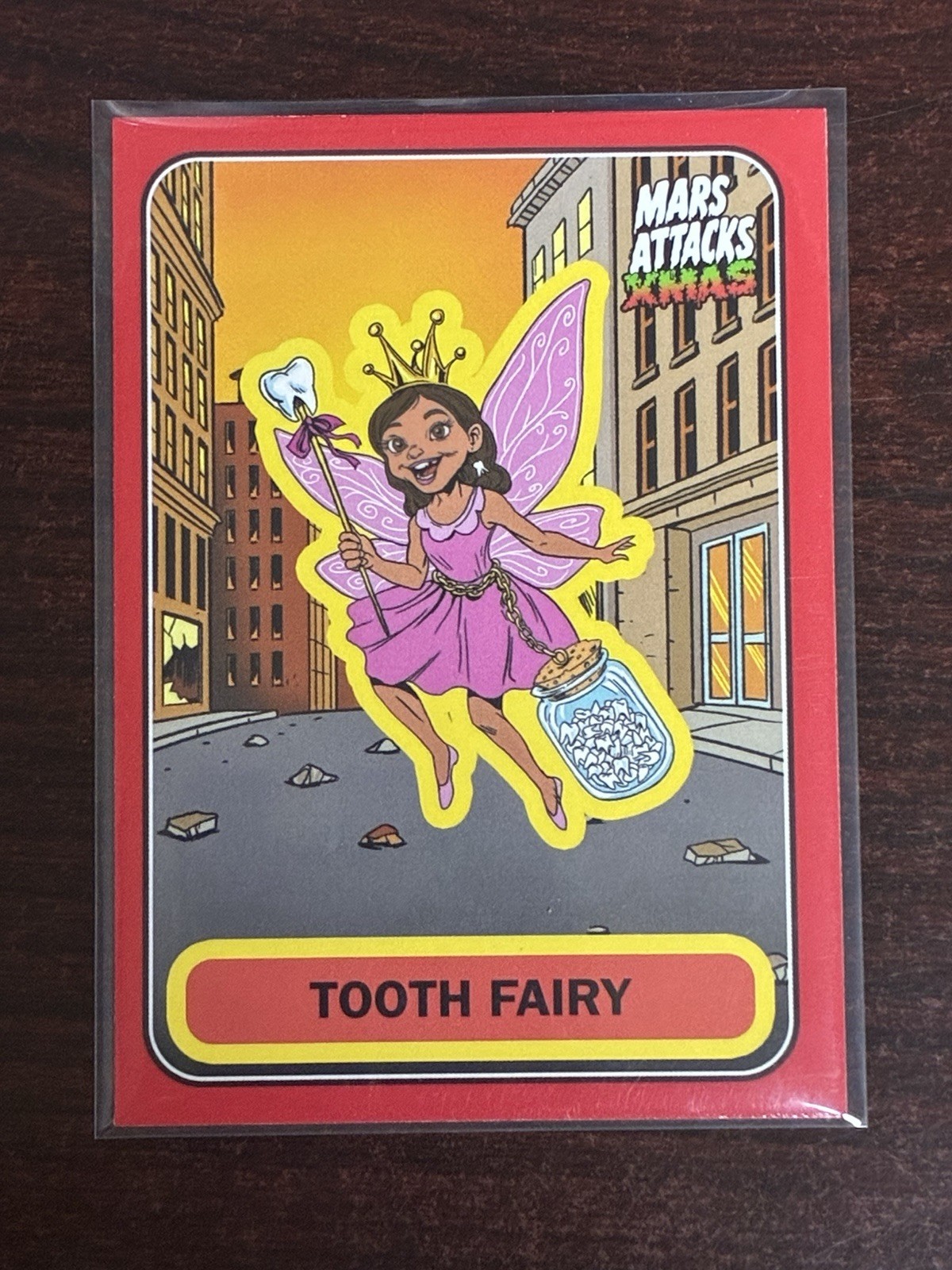 Fata dei denti 2026 Topps Mars Attacks Natale Rosso A-63