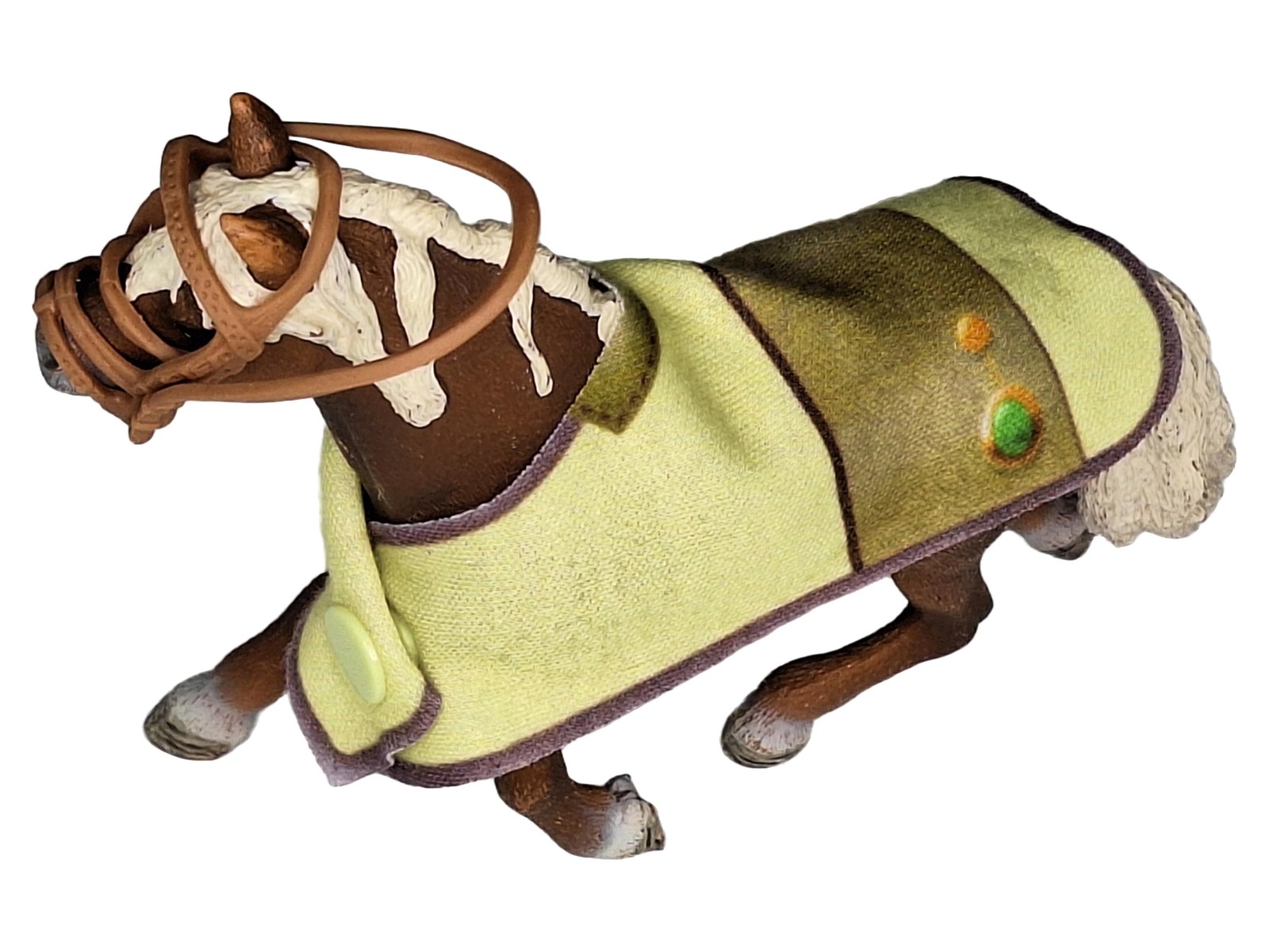 Schleich Shetland Pony cavallo con coperta cavalletto personaggio gioco bambini