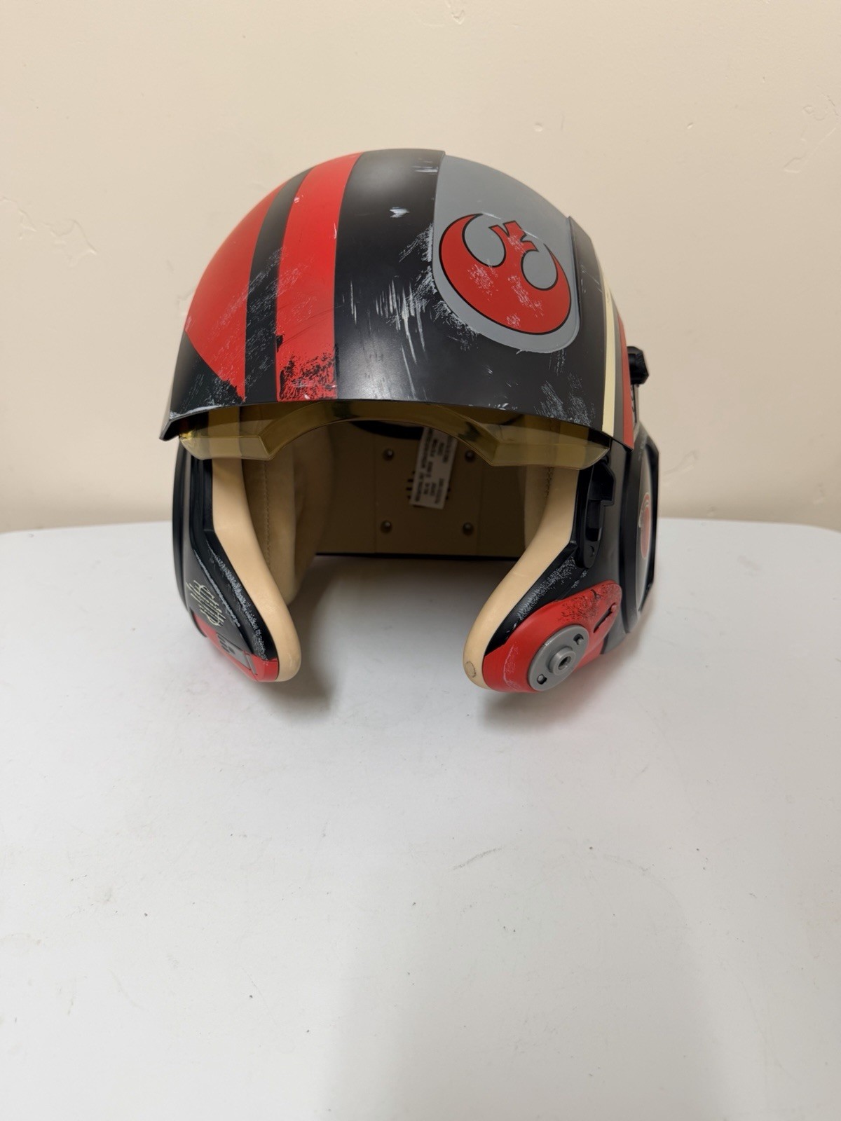 Elmetto pilota elettronico X-Wing Poe Dameron serie nera Star Wars FUNZIONANTE Hasbro