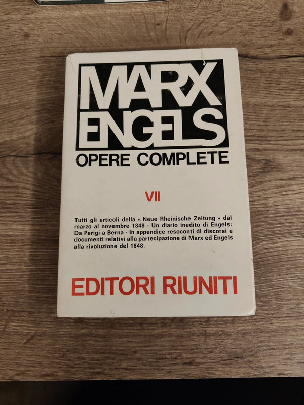 Marx Engels opere complete volume VII (7)