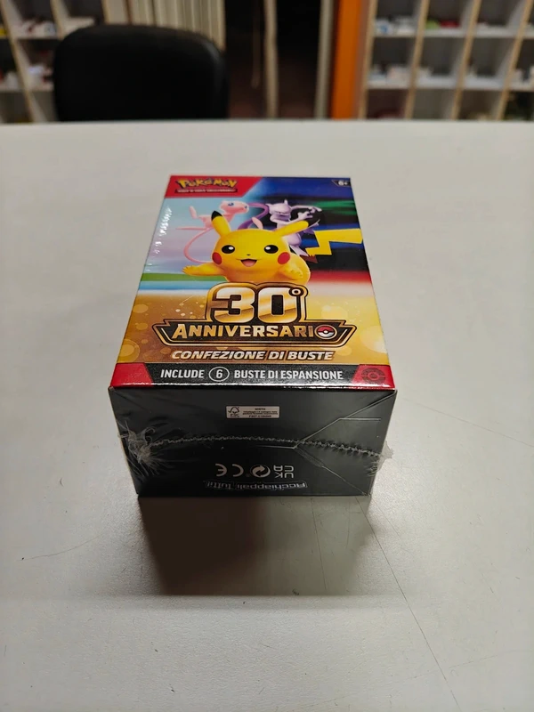 Pokemon 30th anniversario box 6 buste
