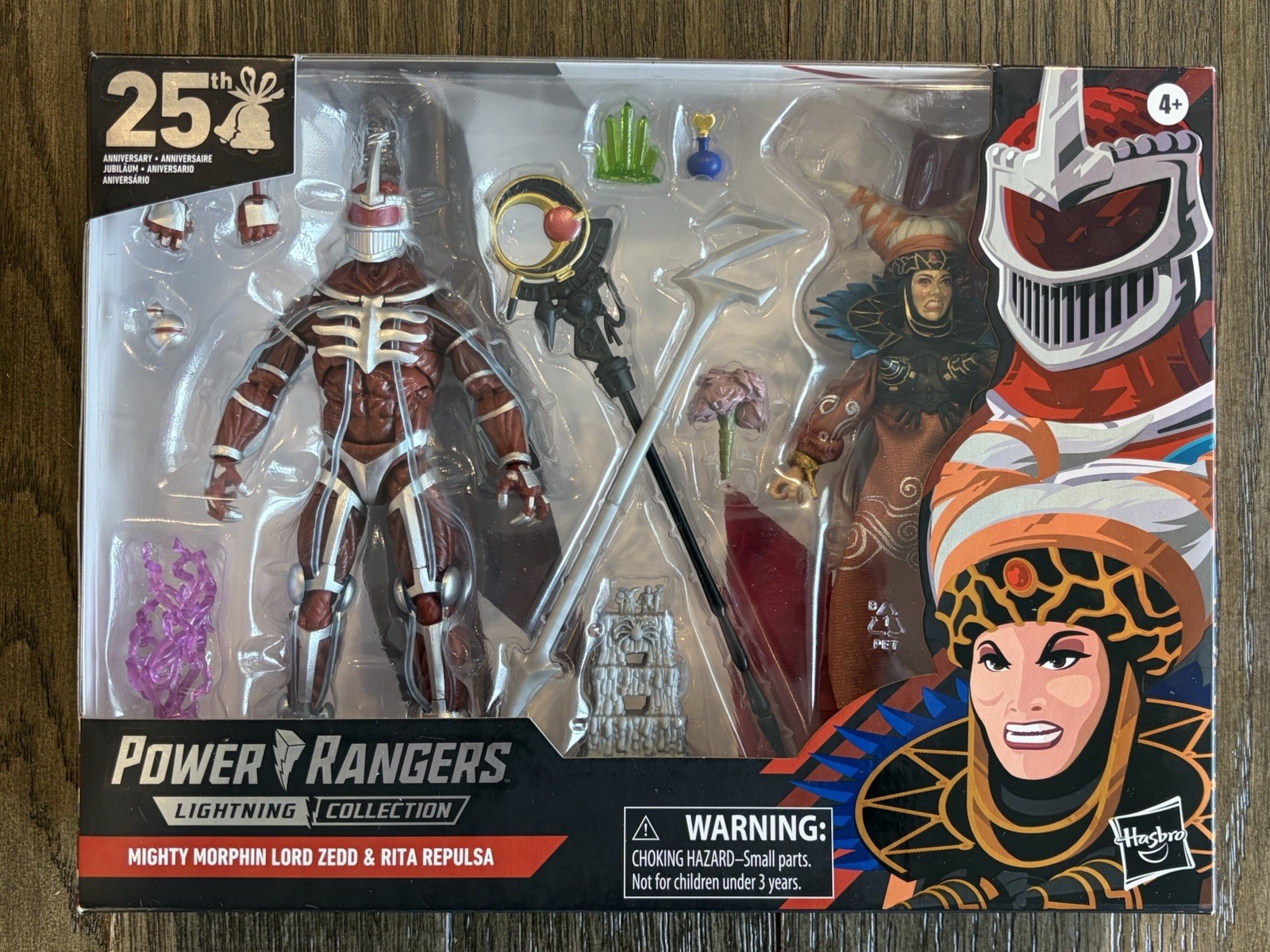 Power Rangers Lightning Collection Lord Zedd & Rita Repulsa 25° Anniversario NUOVO