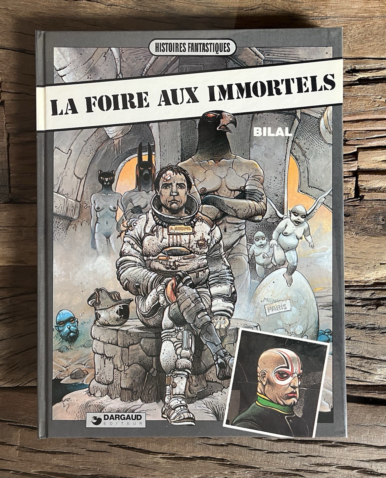 LA FOIRE AUX IMMORTELS: SUBLIME EO DARGAUD 1980 ULTRA RARE CRAQUANT NEUF (BILAL)