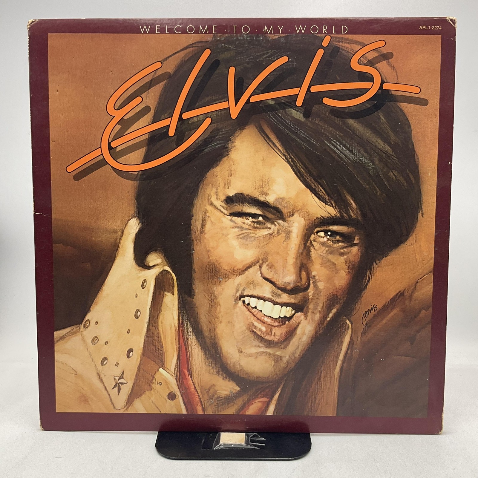Elvis Presley - Welcome To My World 12in Black Vinyl LP RCA Victor 33 RPM
