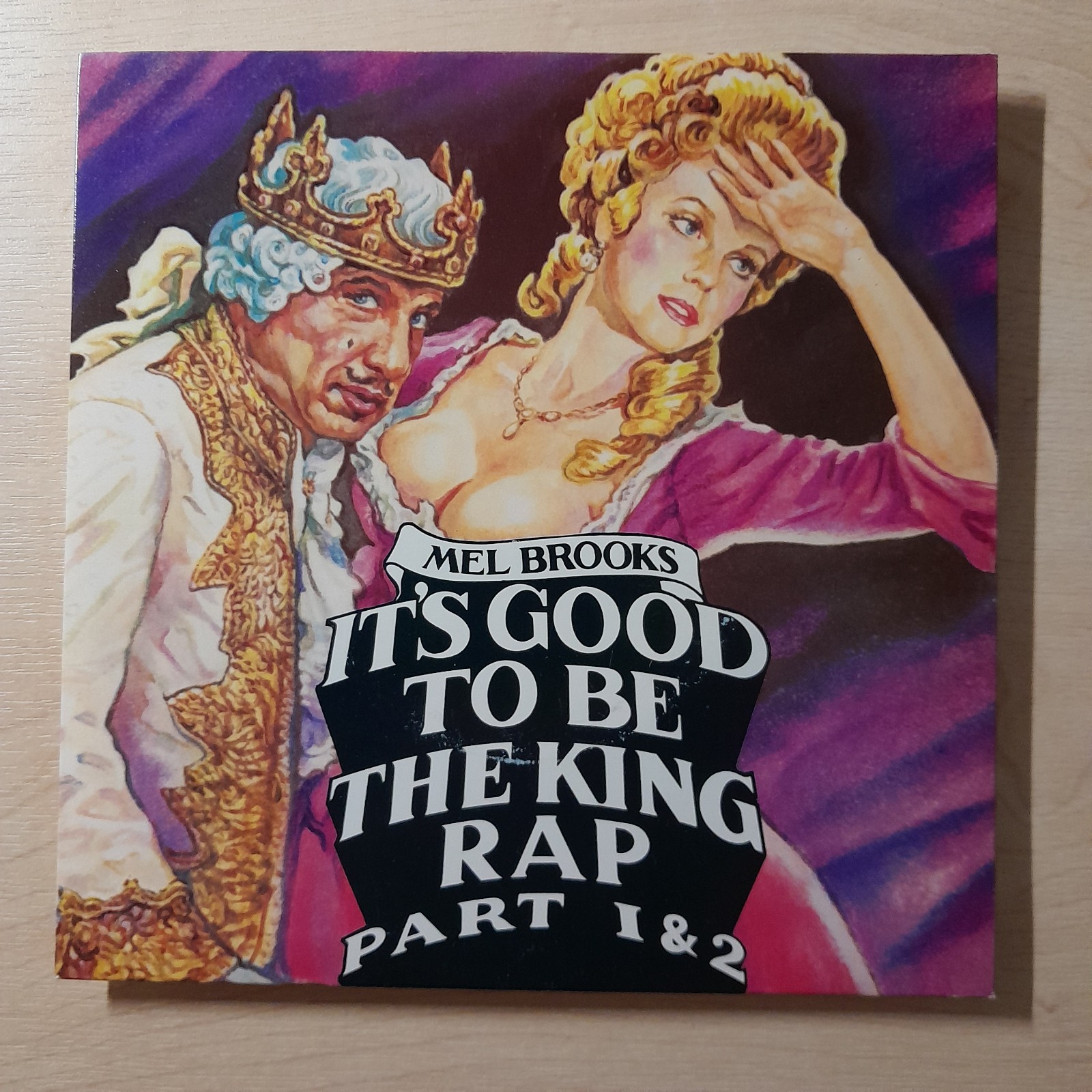 MEL BROOKS - GOOD TO BE THE KING RAP  PART 1 - HISTORY OF WORLD PT1 EX VINYL 7"S