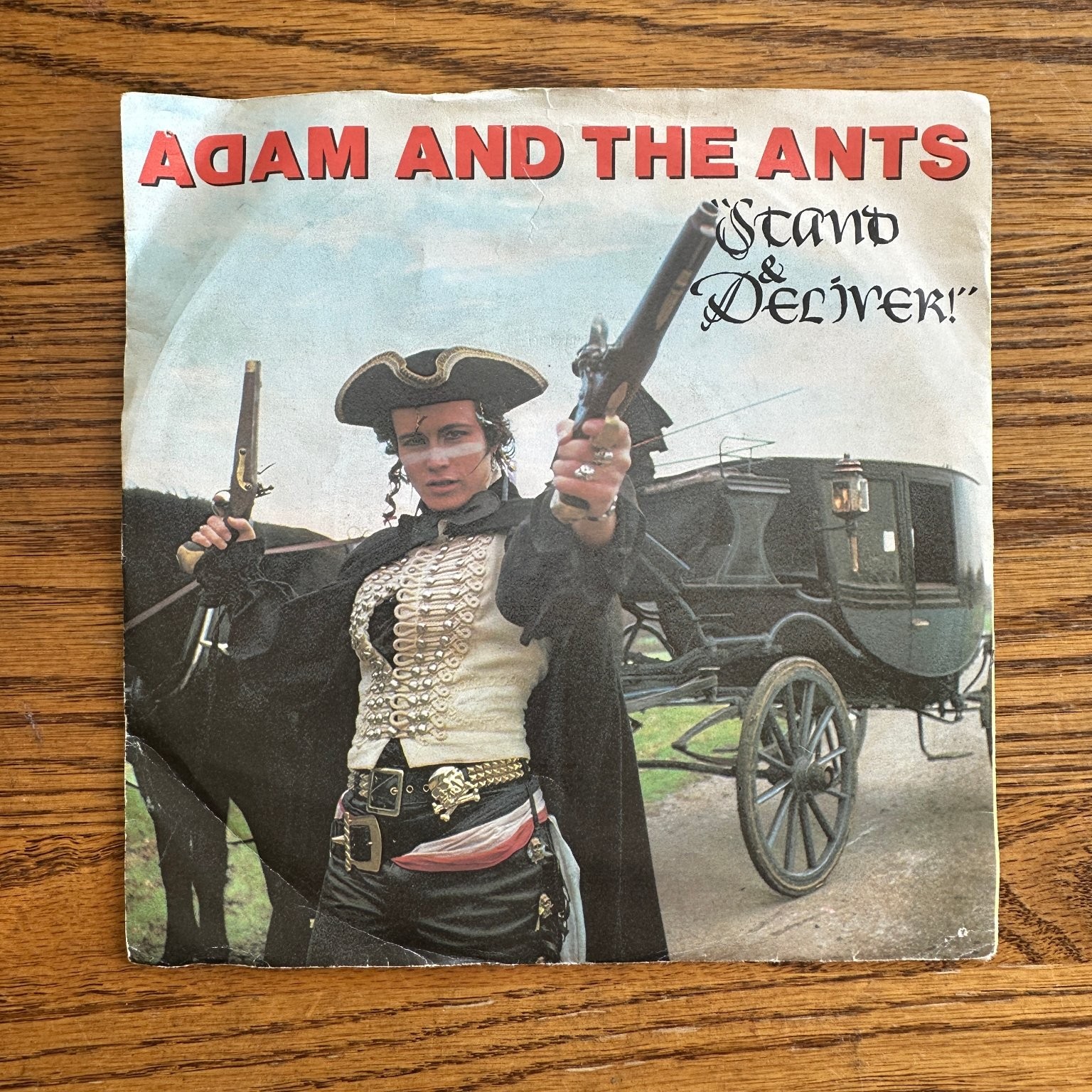 Adam And The Ants – Stand And Deliver! 7" Single 1981 CBS UK New Wave 45 RPM