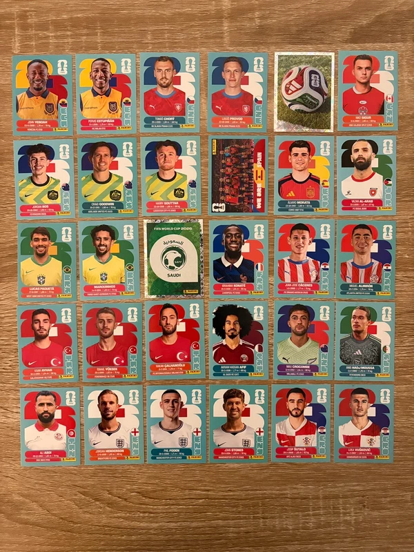 Stickers Panini World cup 2026 - lot 5