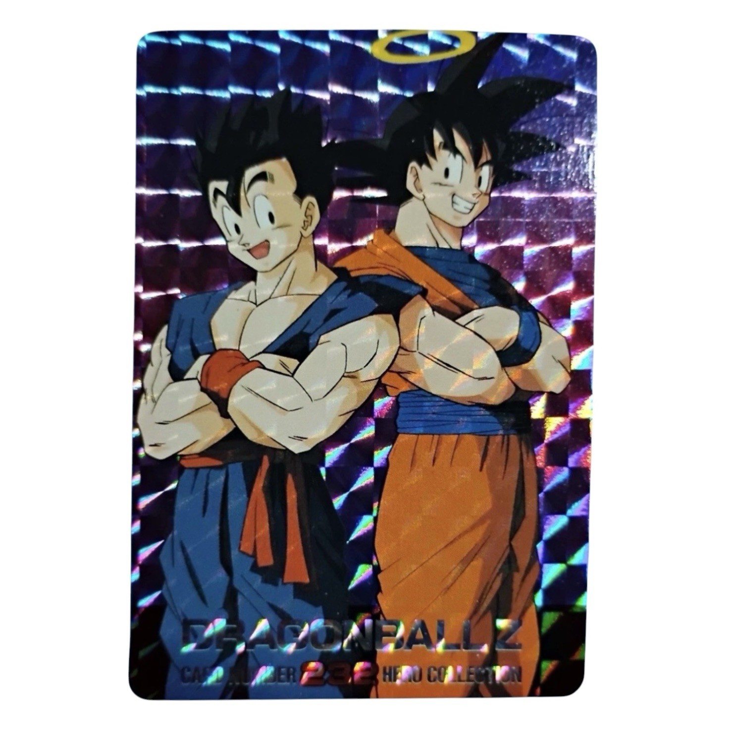 2001 Dragon Ball Z Hero Collection #232 Goku & Gohan Prizm Artbox giapponese