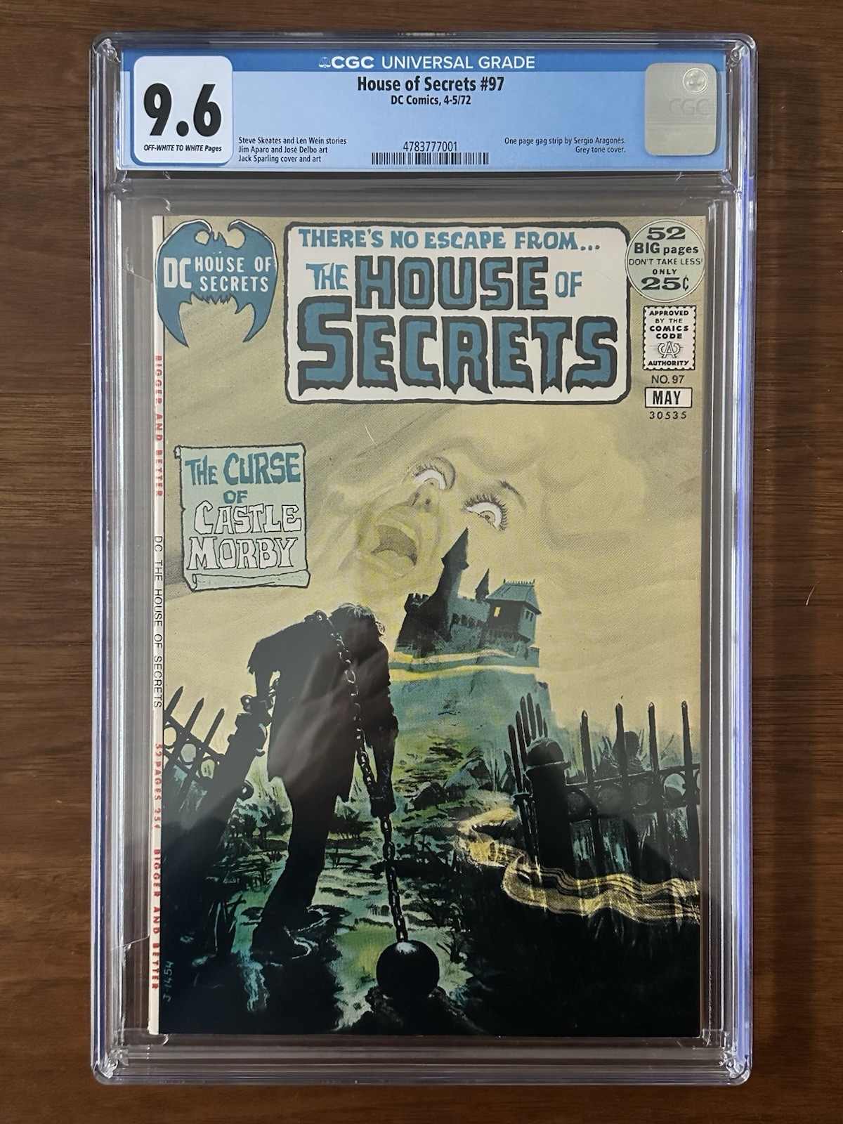 House Of Secrets 97 CGC 9,6 pagine Ow/W più alto grado 1/7 copie bronzo horror