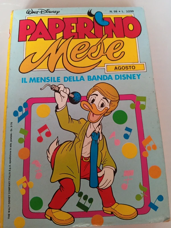 Paperino Mese  collezione Disney n 98 Agosto 1988