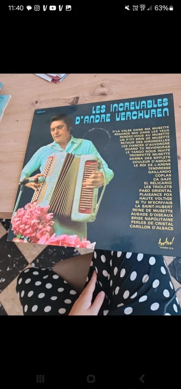33 tours Les increvables d'André Verchuren