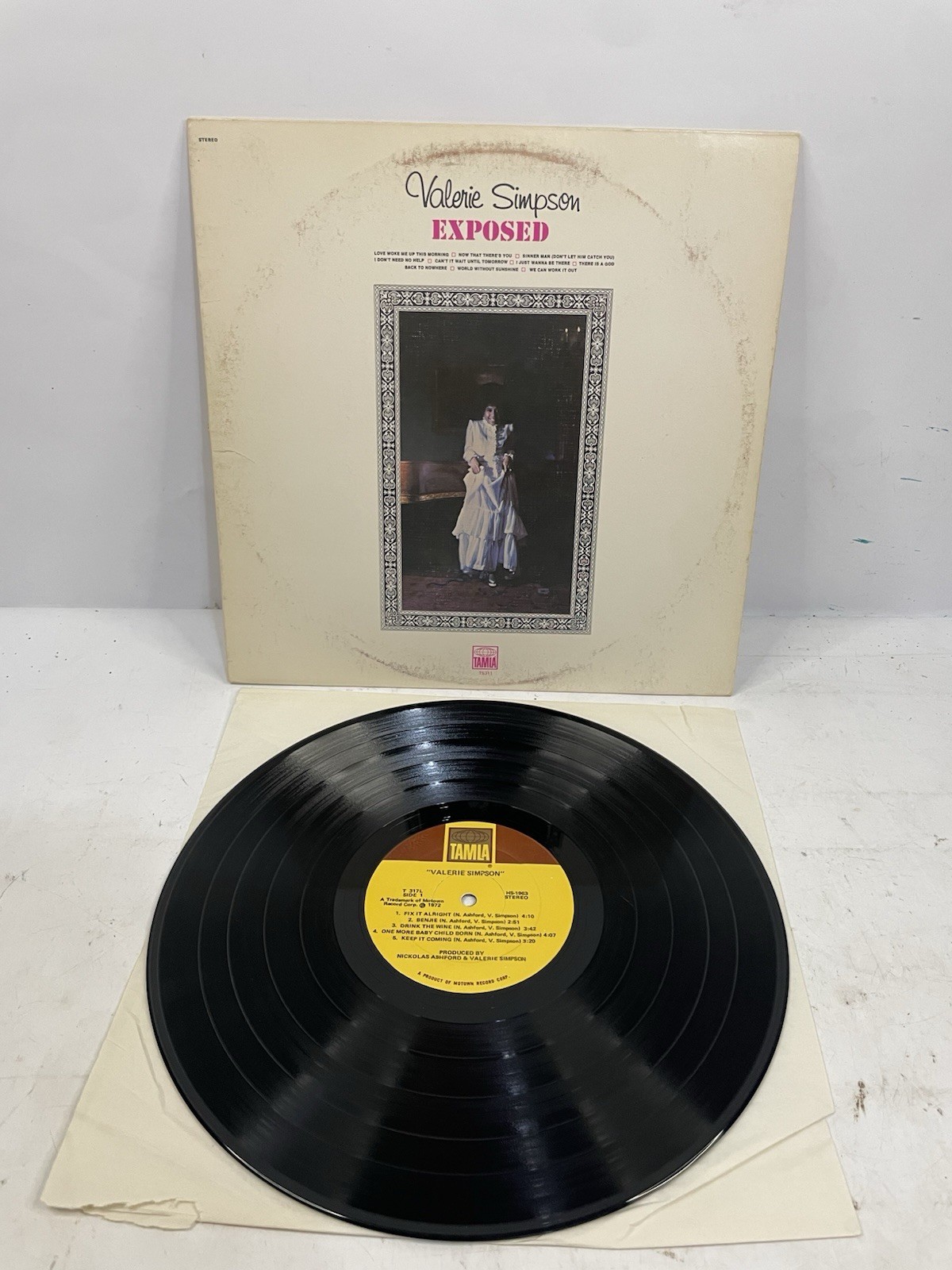 Valerie Simpson - Self-Titled LP 1972 Tamla Vinyl Record T 317L Indianapolis
