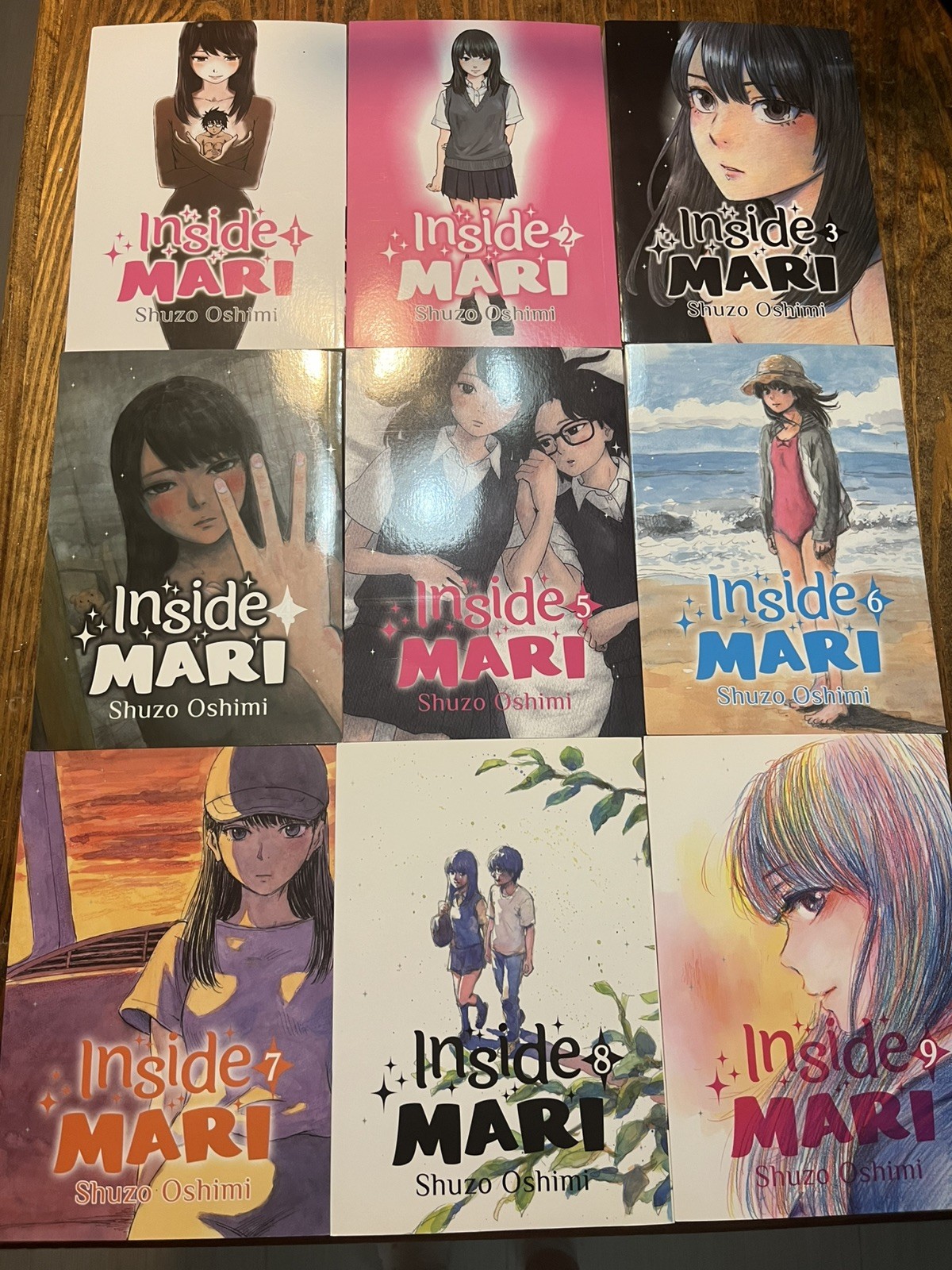 Inside Mari Vol 1-9 serie completa manga di Shuzo Oshimi