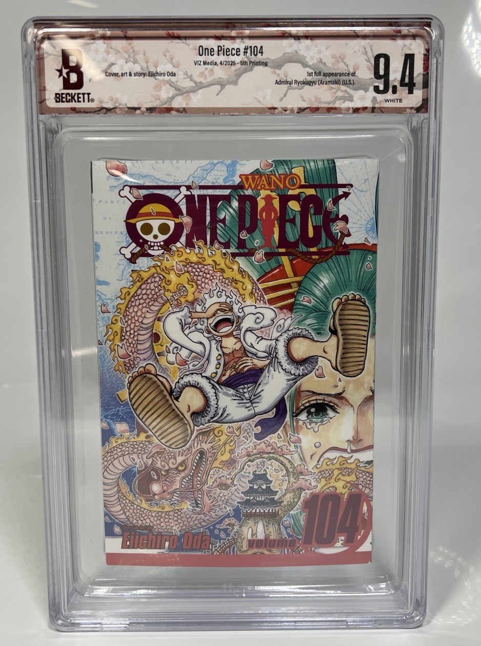 BGS 9.4 One Piece #104 Vol 104 5a Edizione Stampa Graded Manga Inglese