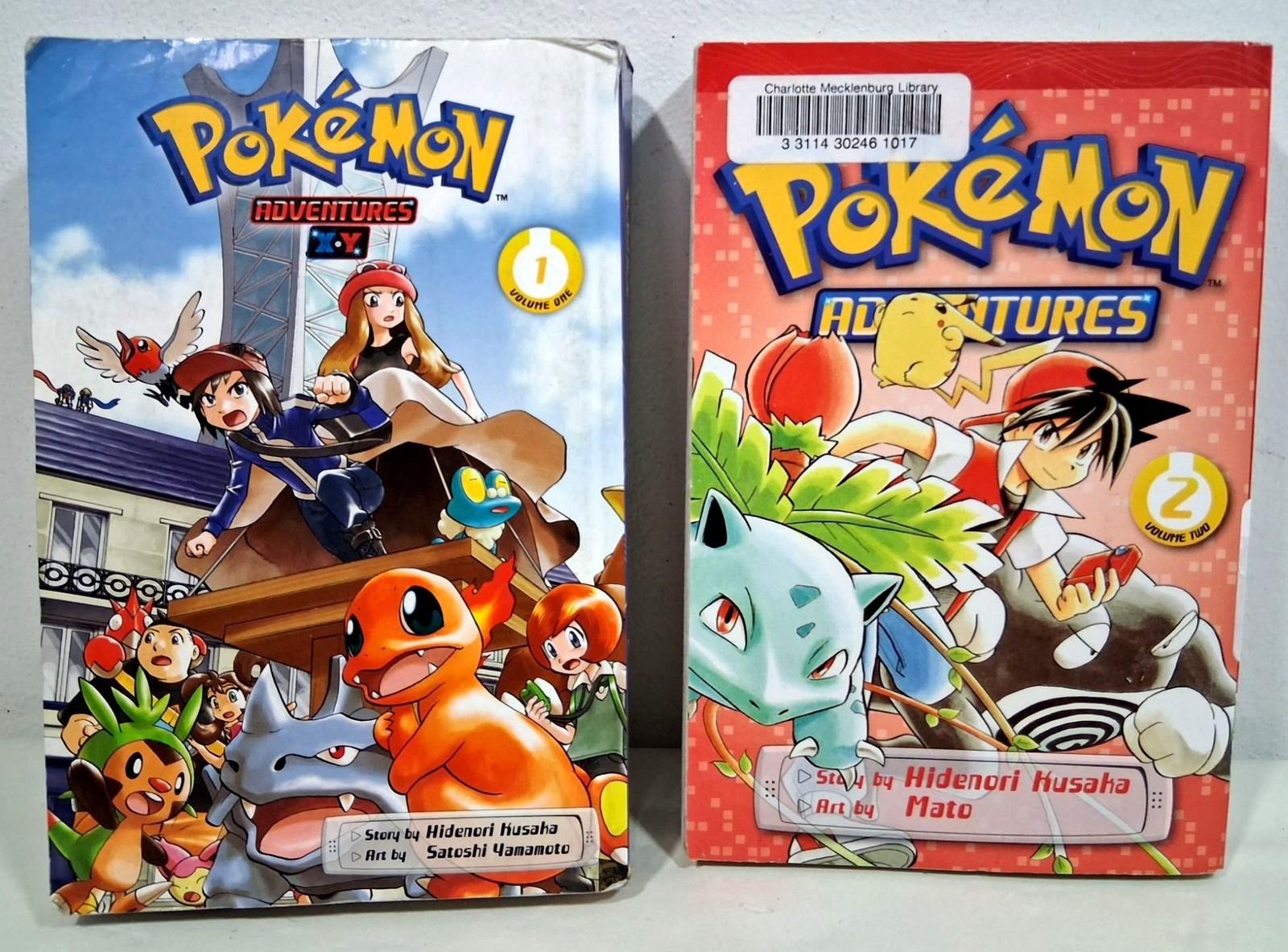 Pokemon Avventure X e XY Manga Volumi 1 e 2 di Hidenori Kusaka Ed Inglese