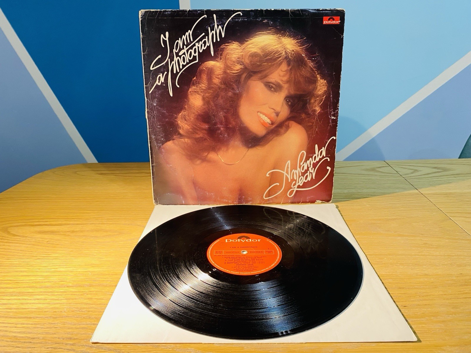 Amanda Lear I Am a Photograph LP 12" 33 giri Autograph