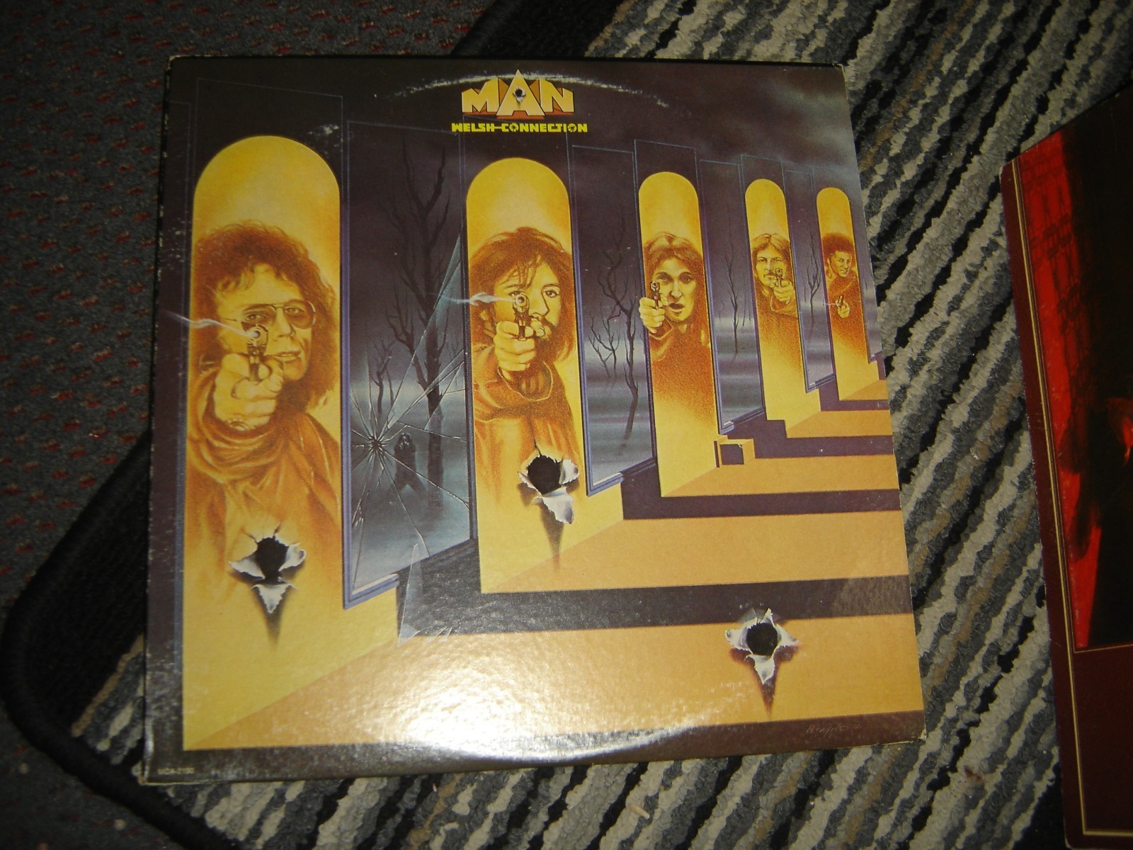 Man - Welsh Connection 1976 USA Orig. Vinyl LP VG+/E