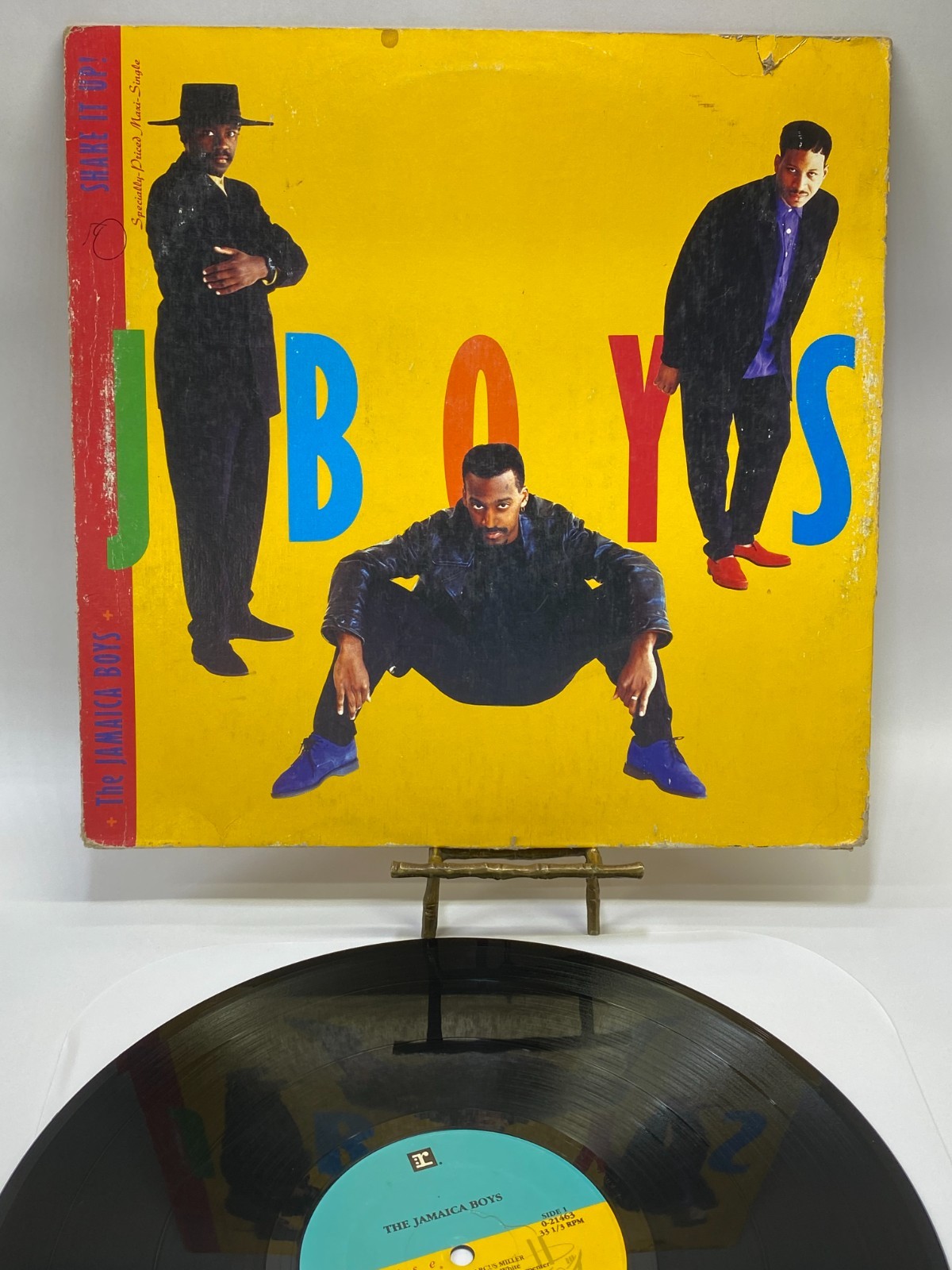 The Jamaica Boys Shake It Up! 12" Vinyl Maxi-Single 1990 Reprise Record 0-21463