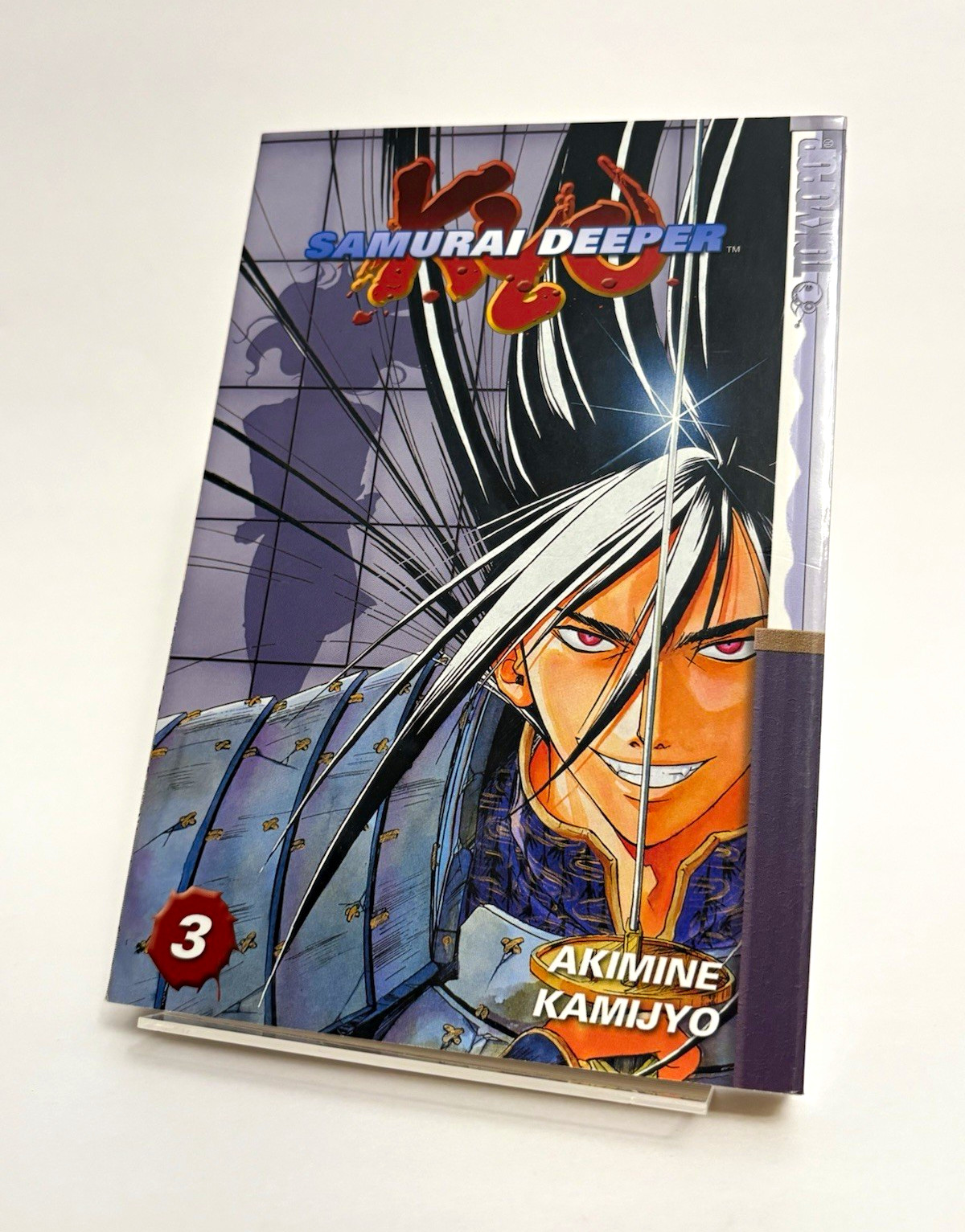 Samurai Deeper Kyo Vol. 3 Action Manga Akimine Kamijyo Tokyopop inglese TPB