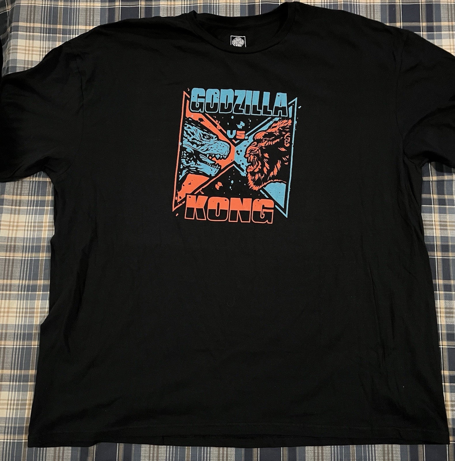Camicia uomo Monsterverse Godzilla VS Kong XXXL 3XL fumetti leggendari Kickstarter