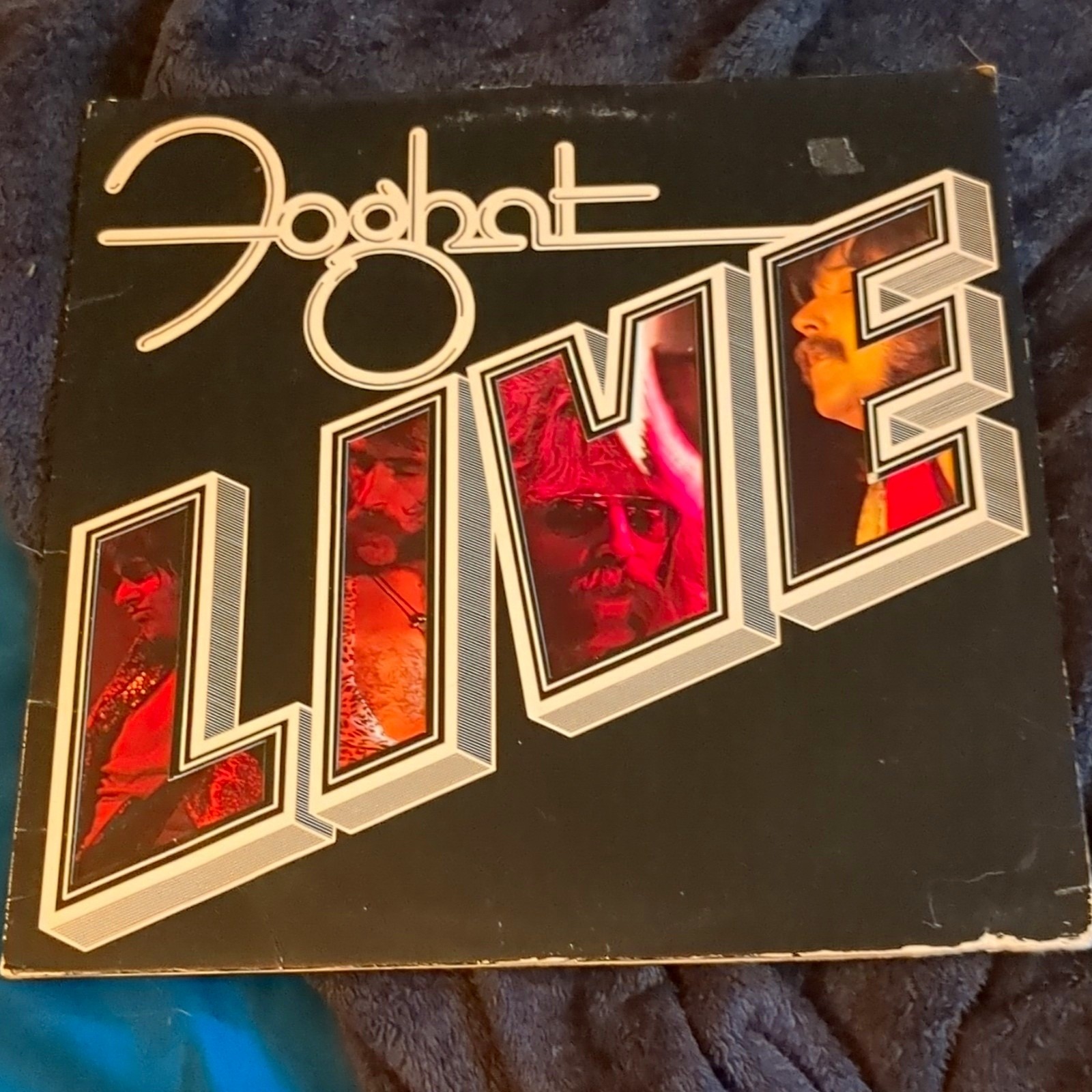 Foghat Foghat Live 12" Vinyl LP 33 RPM Bearsville Records 1977 Rock Black