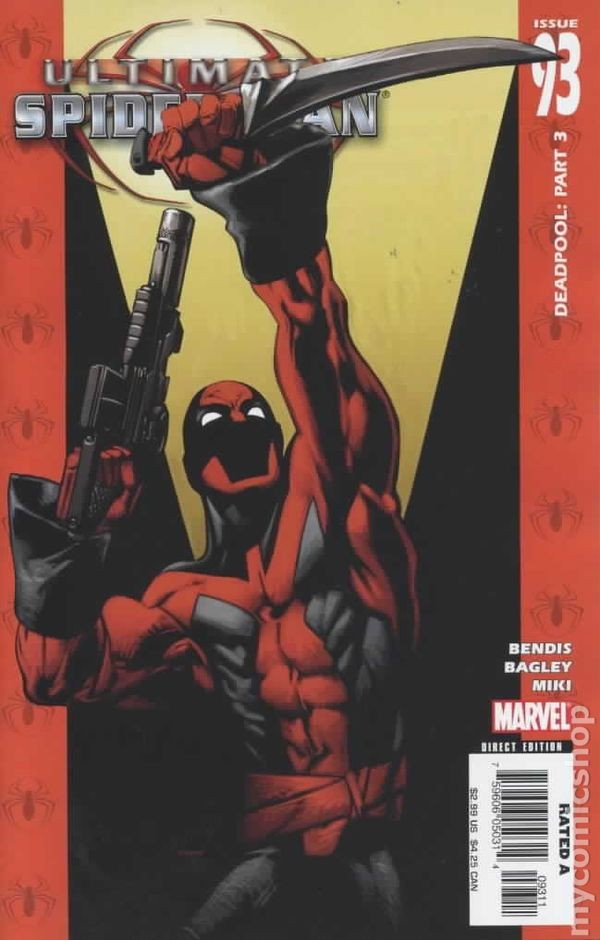 Ultimate Spider-Man #93 VF 2006 immagine stock