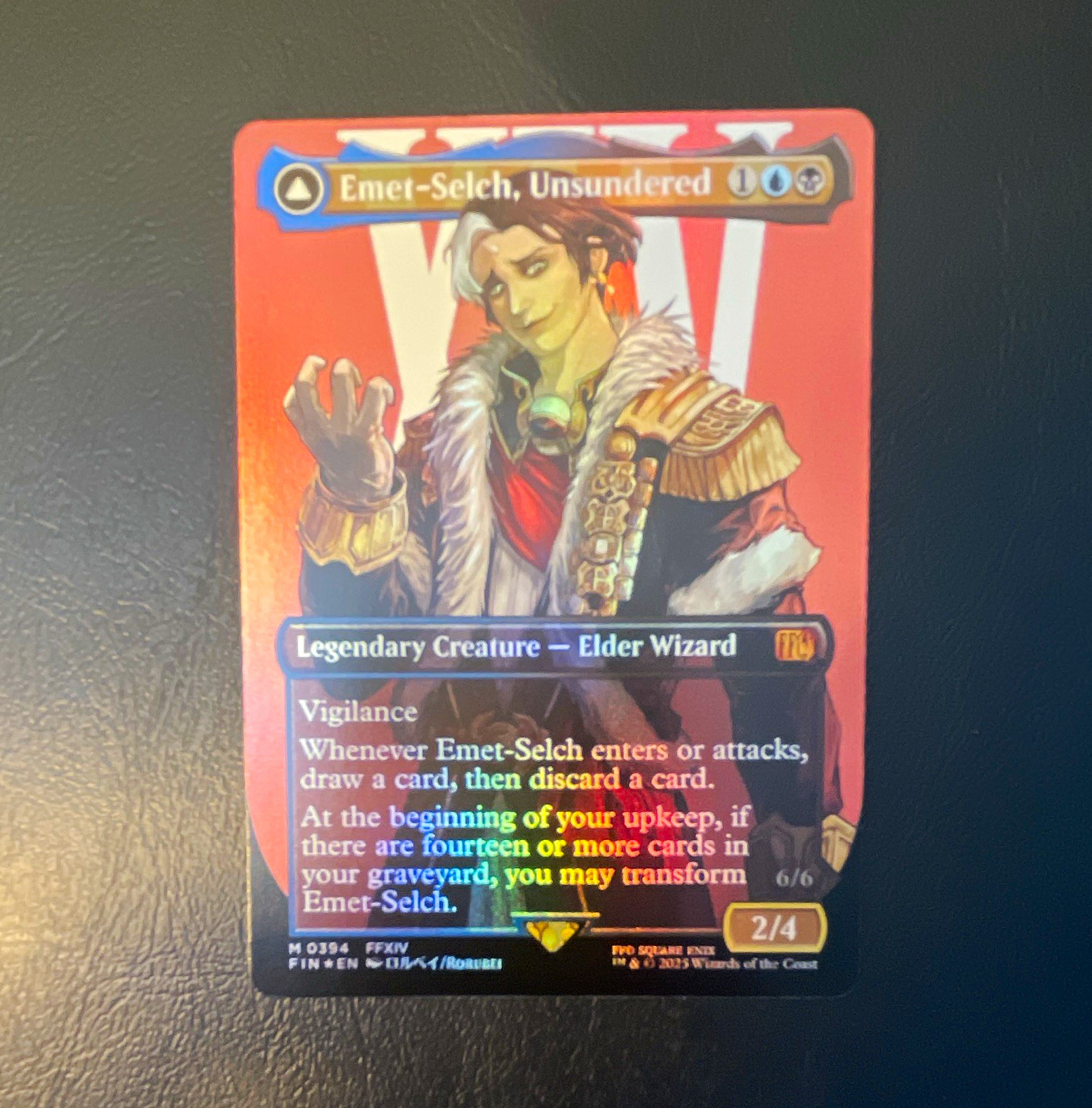 ~NM~ (Foil) Emet-Selch, Unsundererd #0394 Showcase Art Final Fantasy MtG