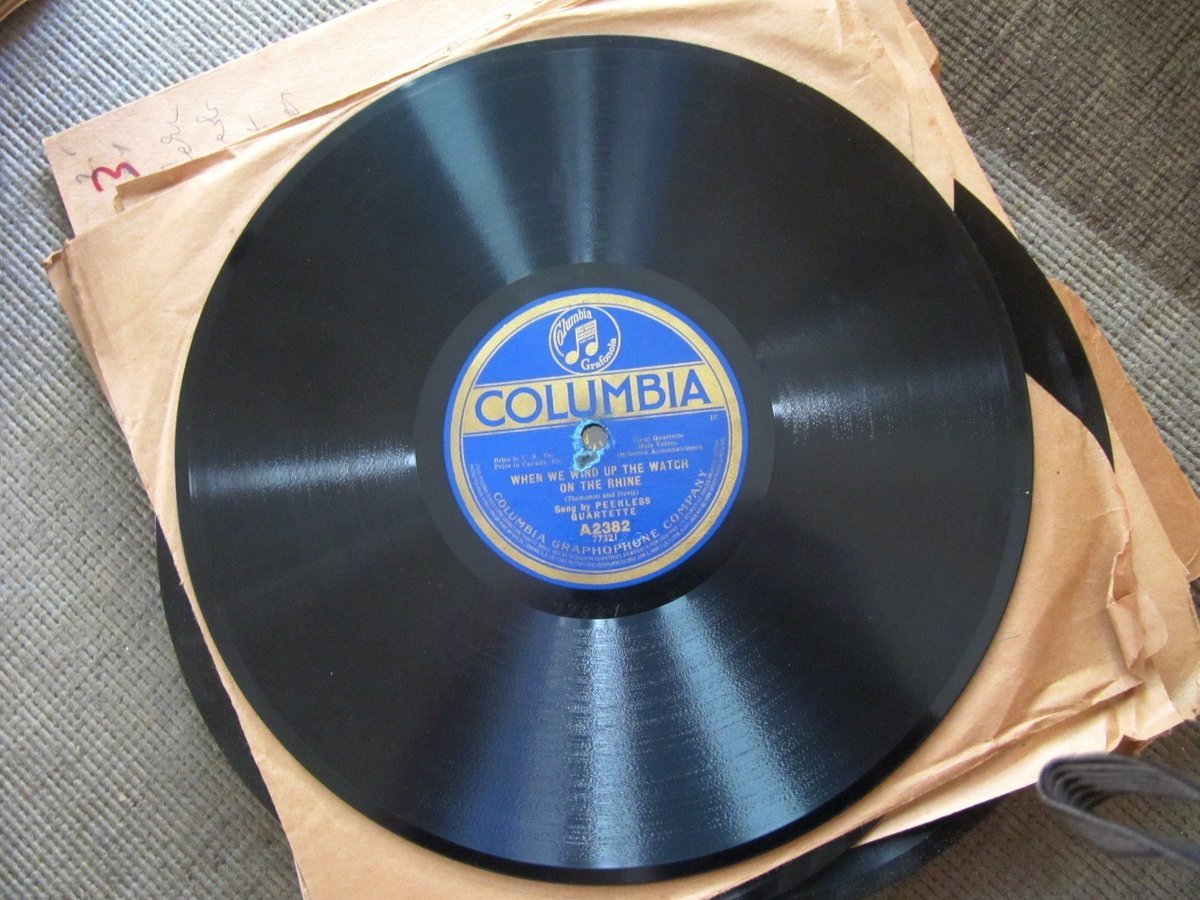 1917 Collins & Harlan WATCH ON THE RHINE PEERLESS QUARTET Old Grey Mare Col 2382