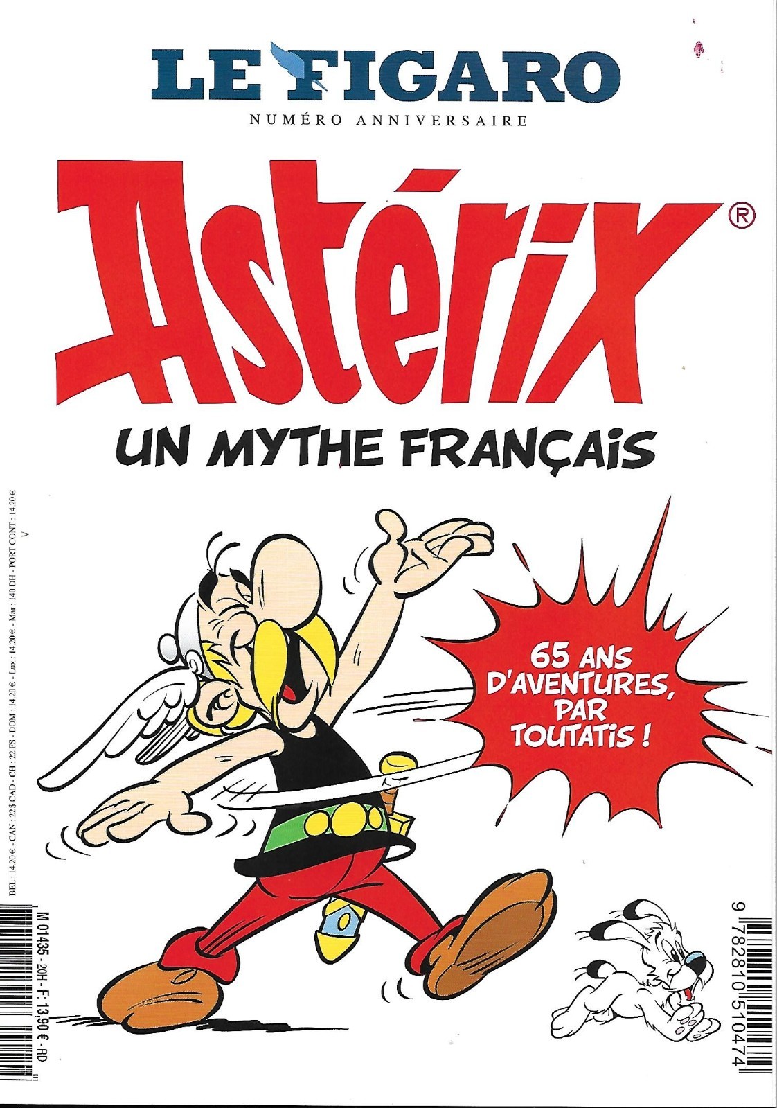 Astérix - Un mythe Français - Numéro anniversaire 65 ans - Hors série Le Figaro