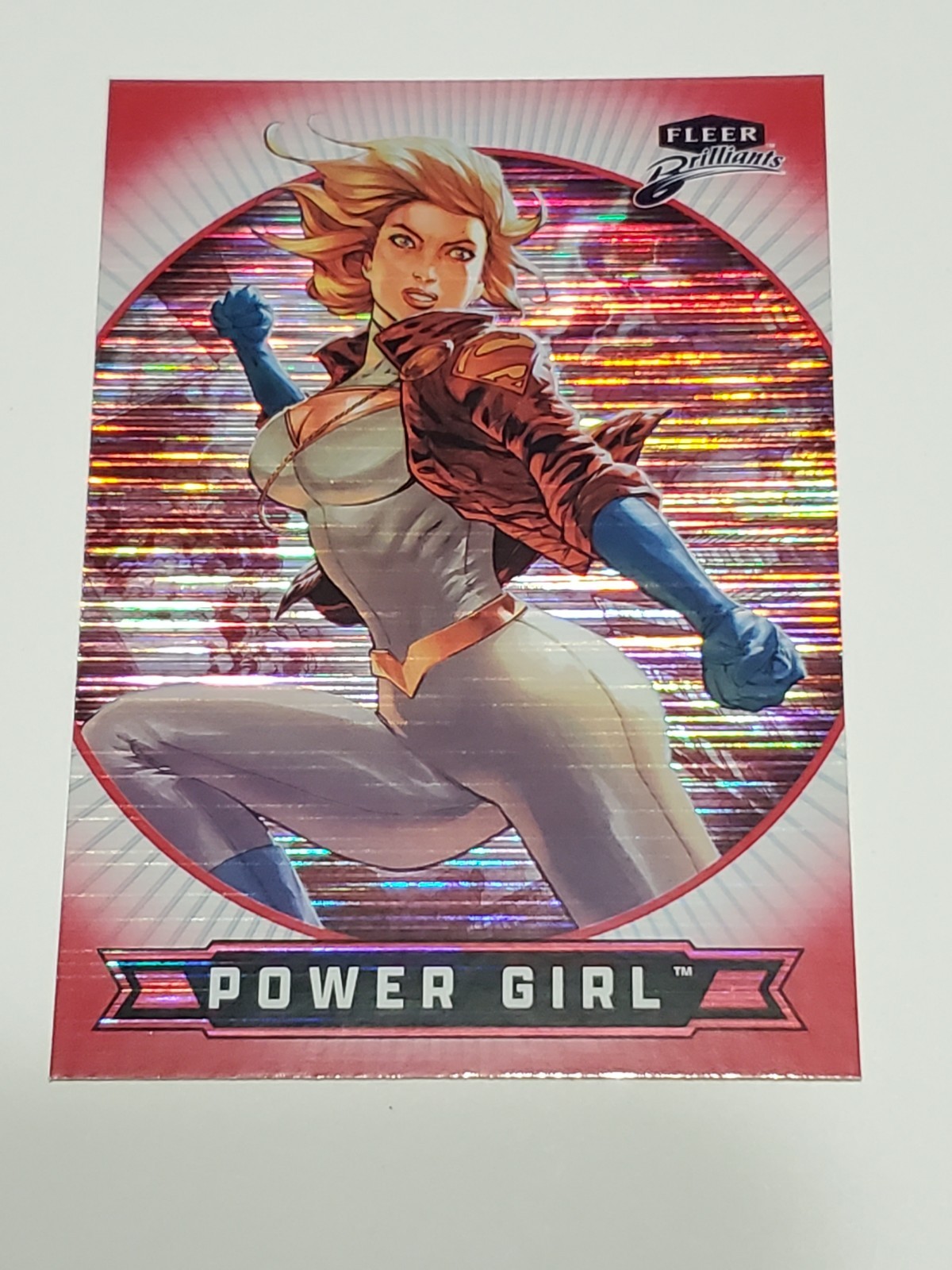 2025 Fleer Brilliants Superman Red Heat Vision POWER GIRL n. /1938