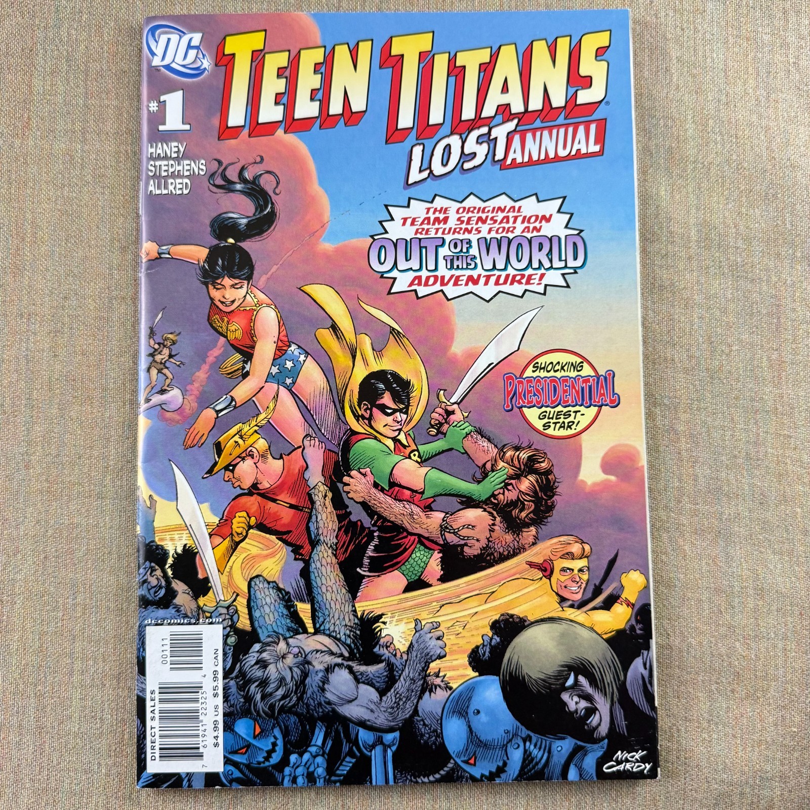 Teen Titans Lost Annual #1 DC Comics 2008 Haney Stephens alta qualità