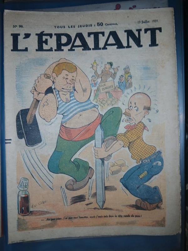 Journal BD ancien L'epatant n°98  13 Juillet 1939 Rare Avant-Guerre