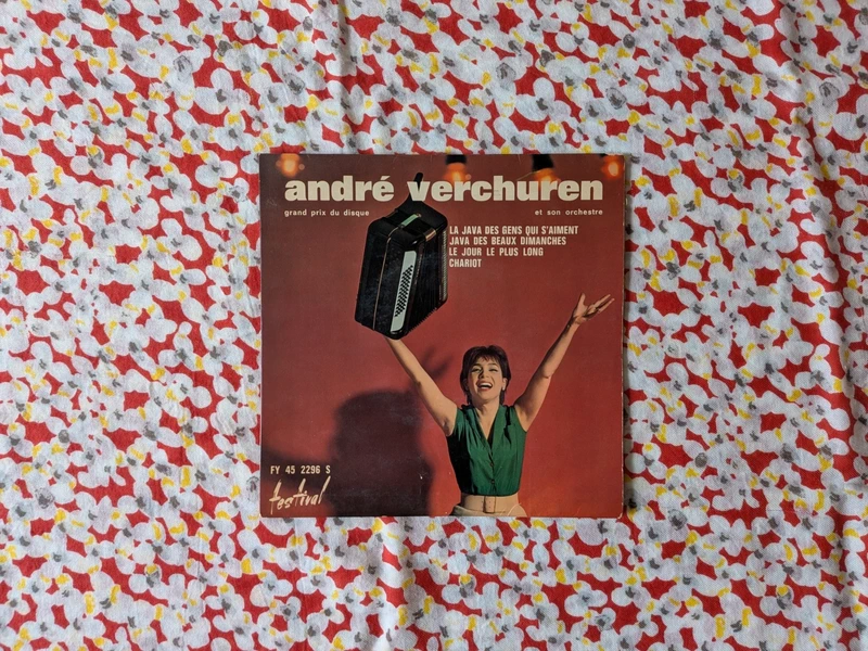 André Verchuren chariot la java des gens qui s'aiment 45 tours