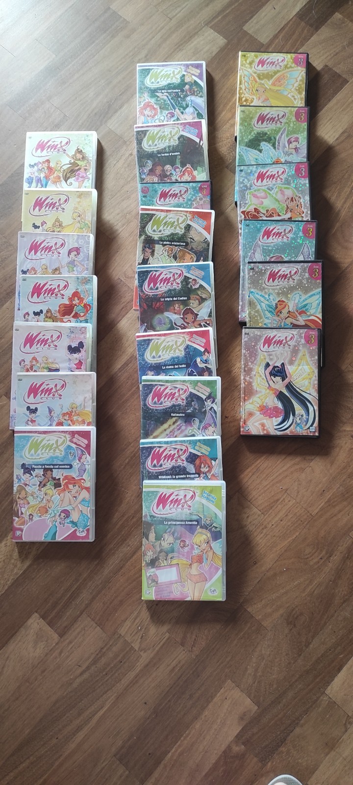 Winx Club Lotto DVD Serie 3 - vari episodi, collezione cartoni animati