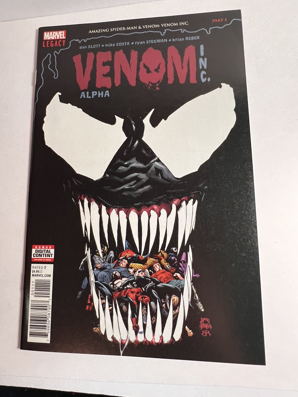 Amazing Spider-Man Venom Inc. Alpha #1 - 🔑 1° Maniaco / Anti-Venom - Marvel quasi nuovo