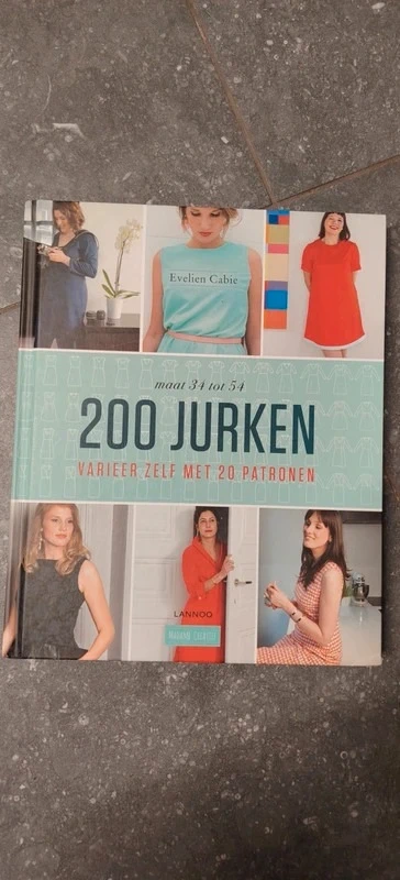 t/m patronen 34 200 maat Naaiboek Cabie Evelien met Jurken 54