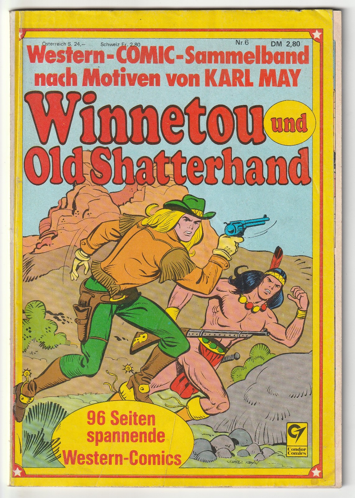 ✪ WINNETOU & OLD SHATTERHAND VOLUME DA COLLEZIONE #6 (#2+3+4), Condor Editore COMICHEFT Z3