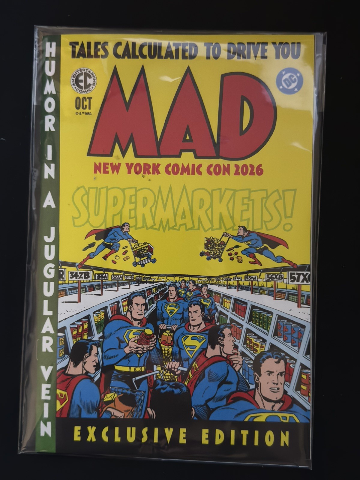 NYCC 2026 Exclusive Mad Magazine Superman Supermarkets Edition DC comics