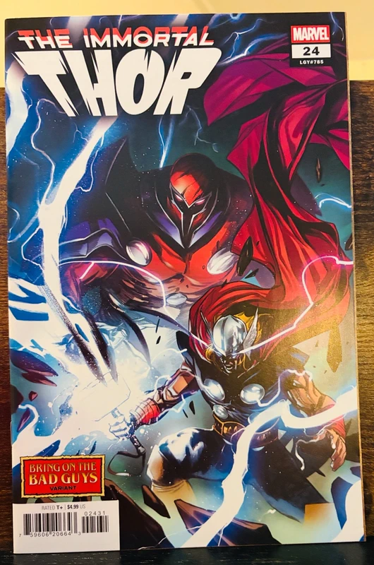 The Immortal Thor #24 Alessandro Cappuccio Variant Cover (Marvel Comics)