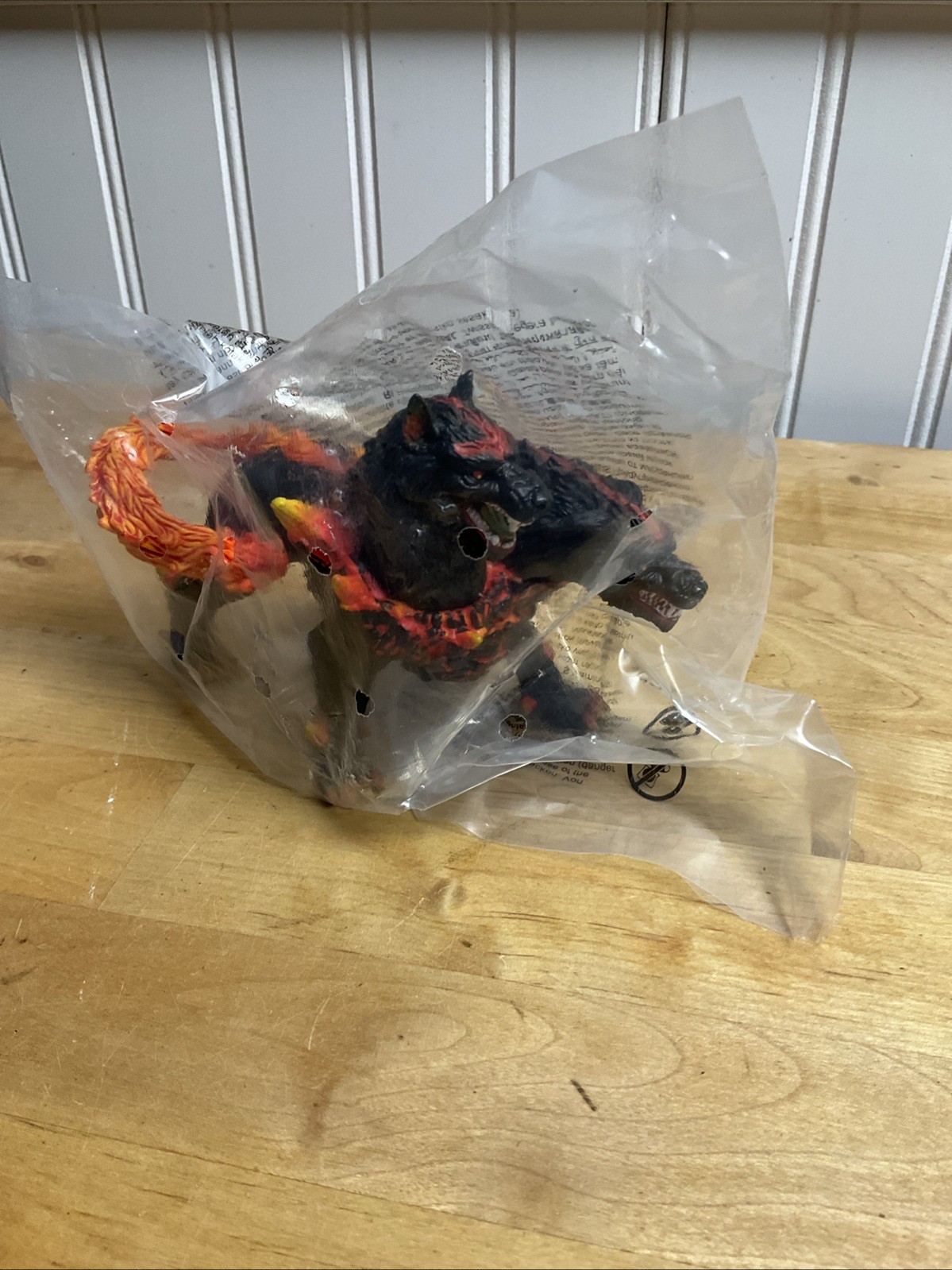 P Schleich Eldrador Creatures Hellhound 42451 Lava Figura cane da fuoco a due teste