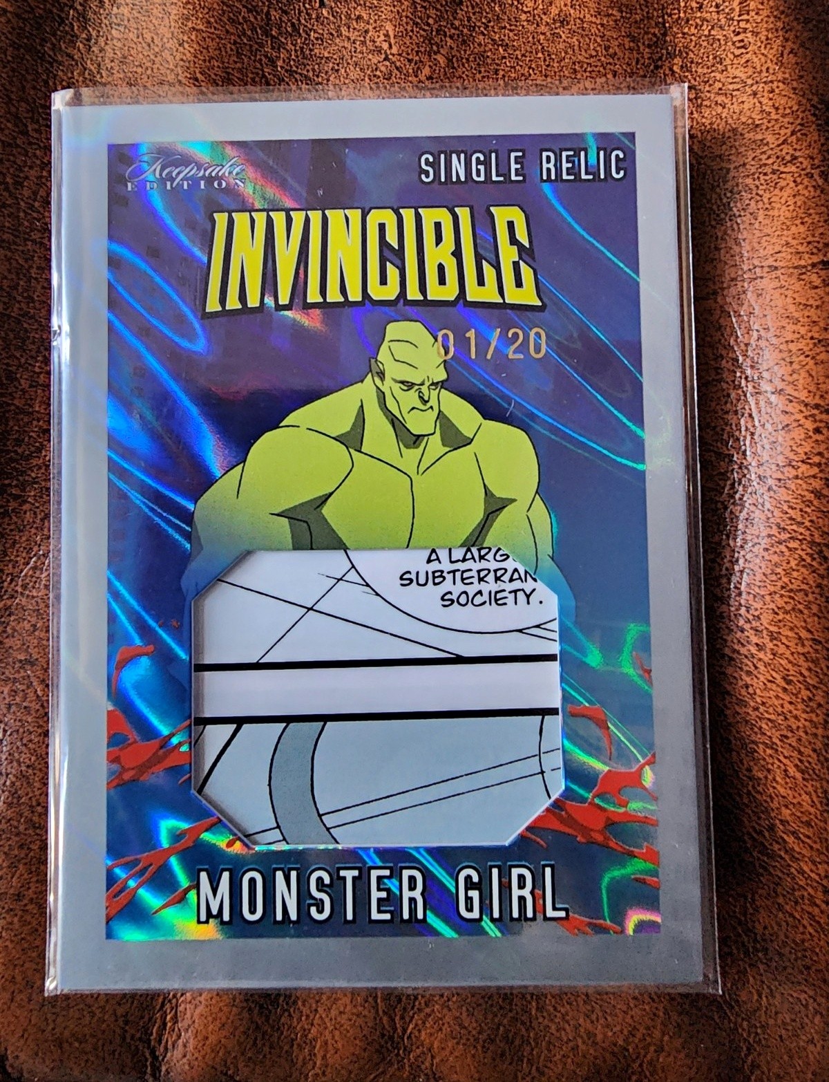 Invincible 2026 Keepsake Edition Single Relic #456 Monster Girl Trading Card