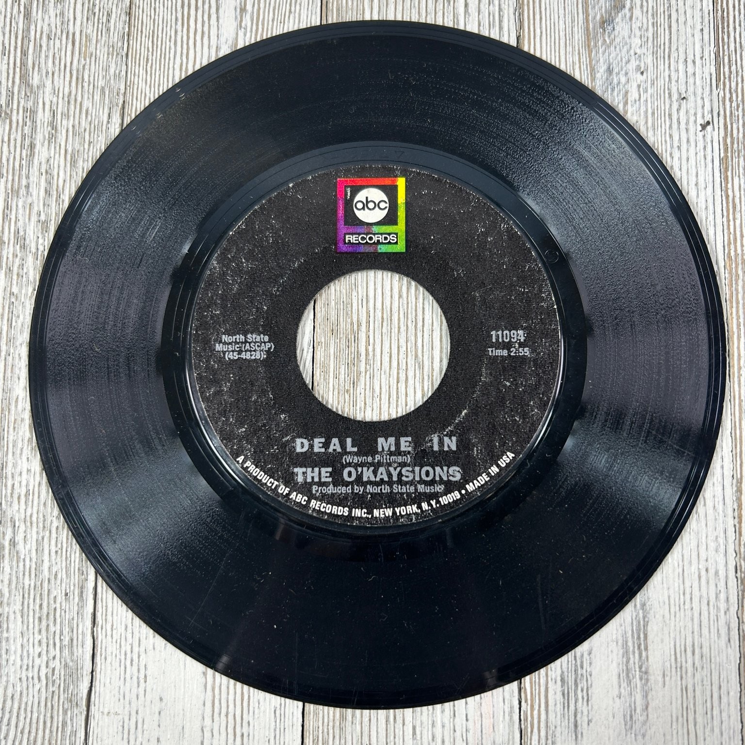 The O'Kaysions - Girl Watcher 7" Single 1968 ABC Records Soul Pop 45 RPM