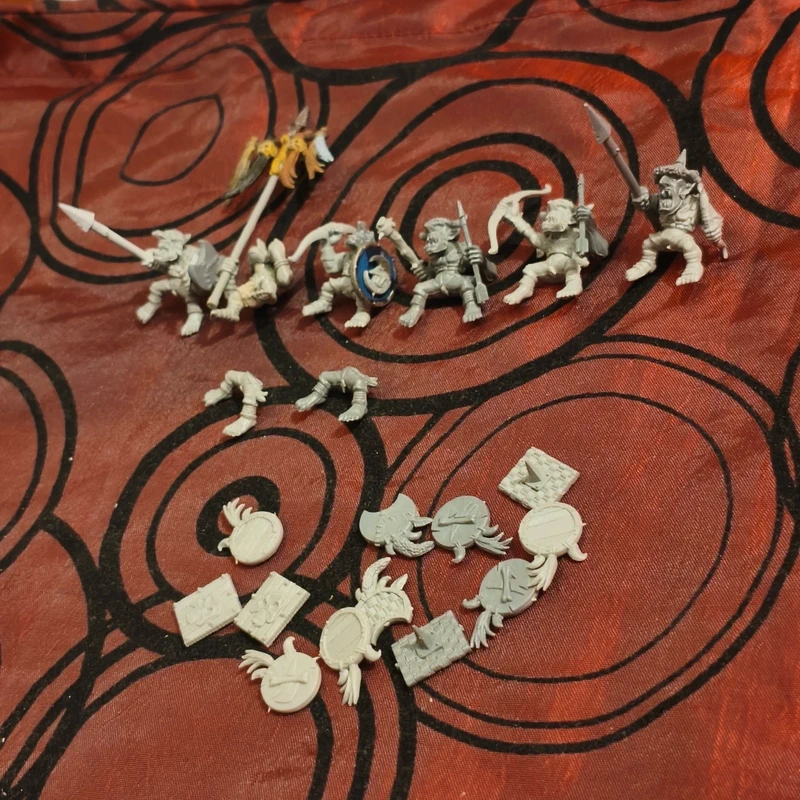Warhammer Goblins Jinetes de Lobo – piezas sin lobos