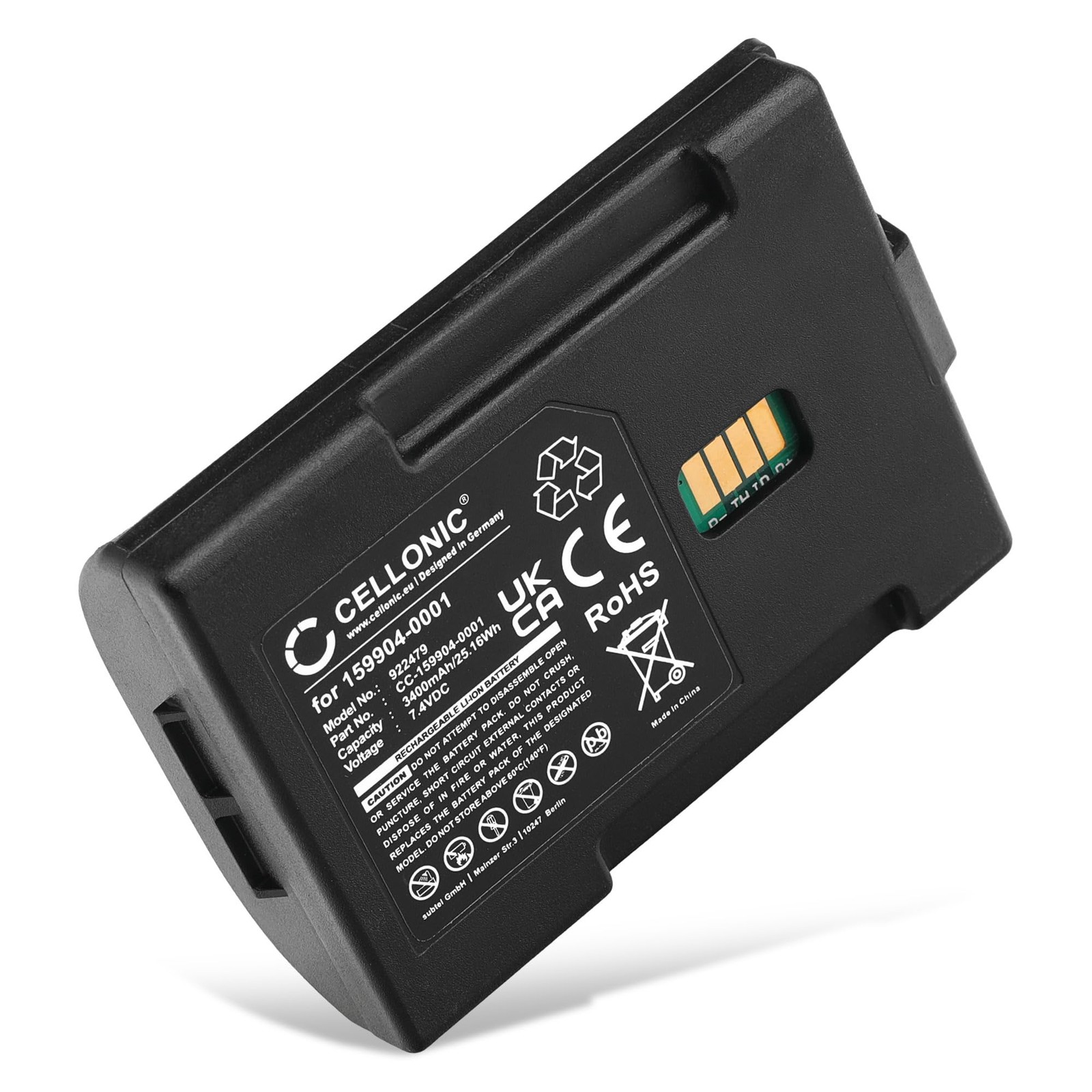 CELLONIC 1x Batteria per Scanner per codici a barra Compatibile con LXE MX7, ...